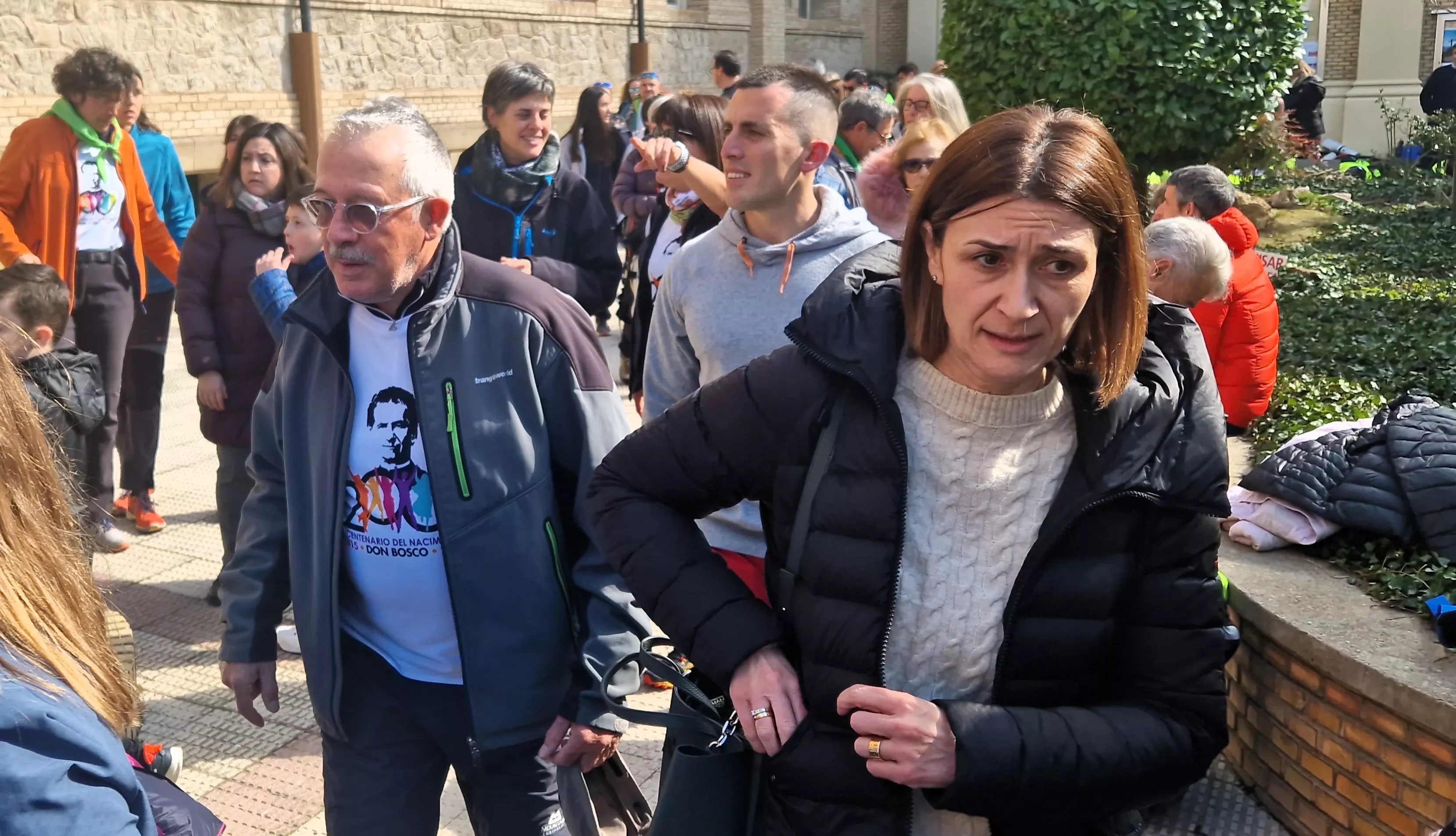  Salida de la Javierada 2024 desde Huesca. Foto Myriam Martínez 