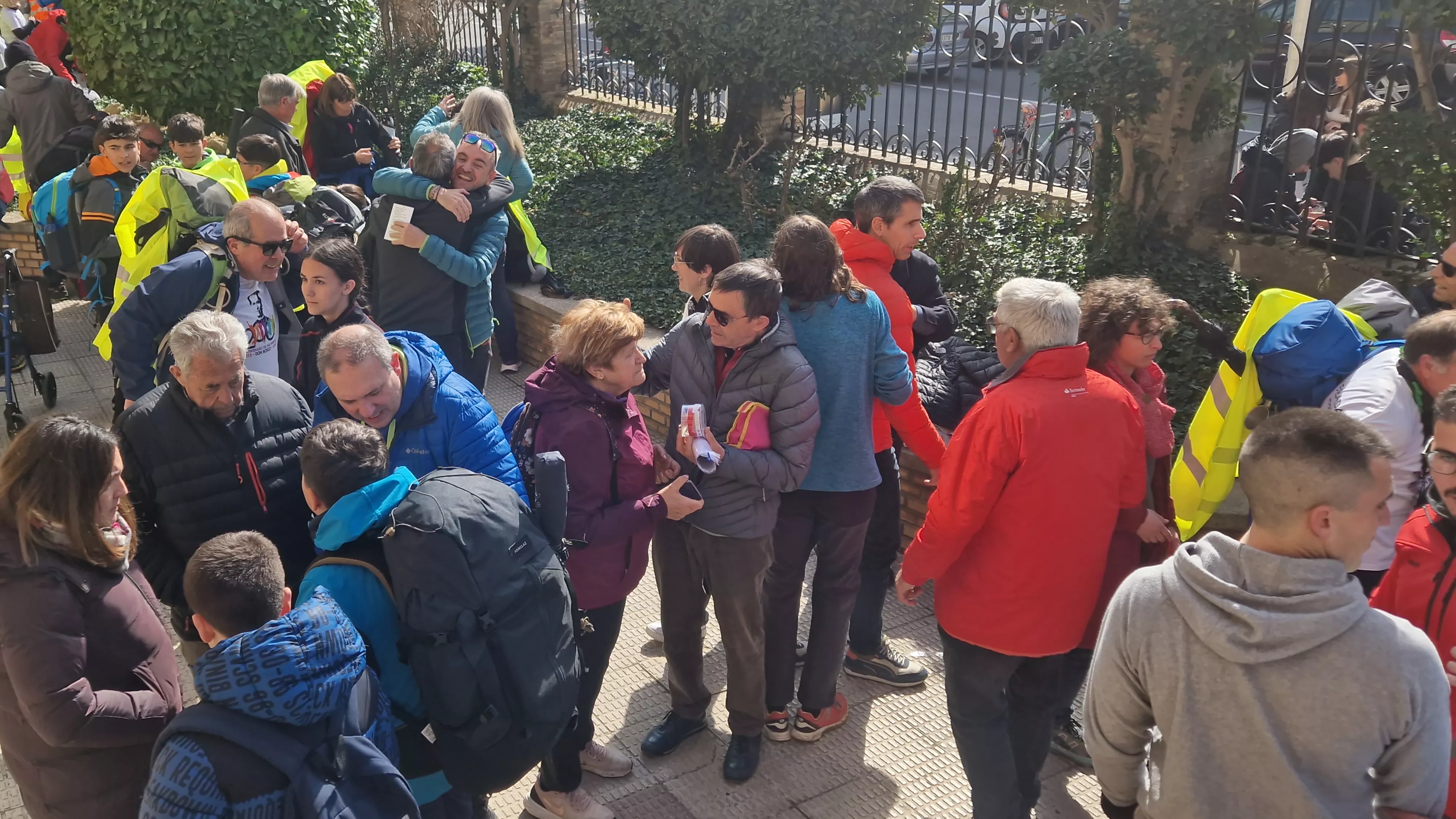  Salida de la Javierada 2024 desde Huesca. Foto Myriam Martínez 
