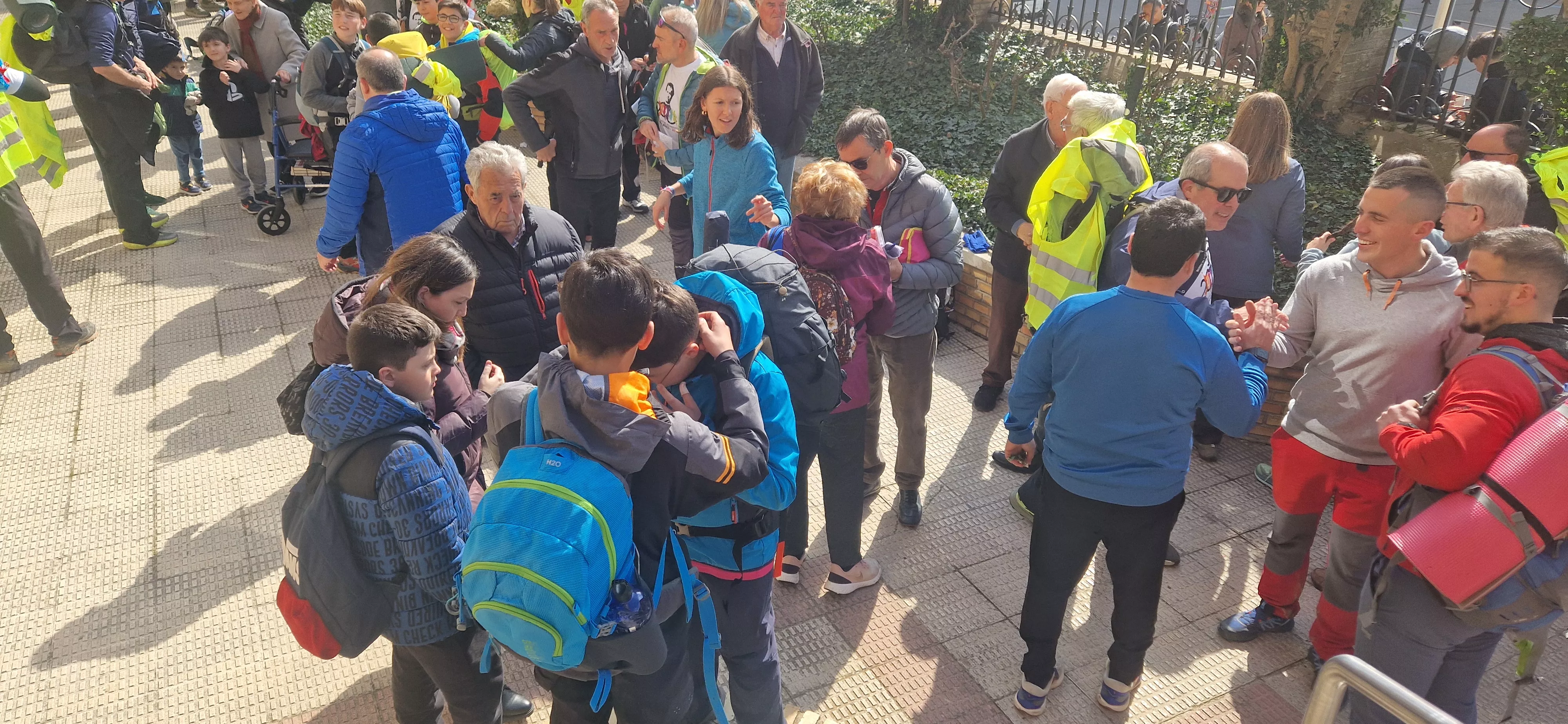  Salida de la Javierada 2024 desde Huesca. Foto Myriam Martínez 