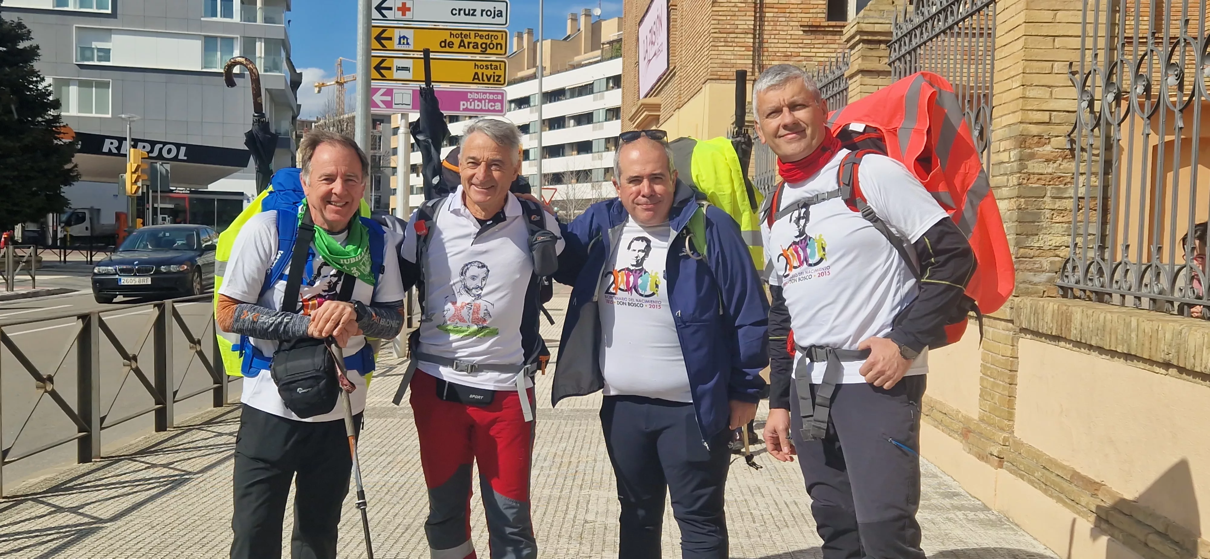  Salida de la Javierada 2024 desde Huesca. Foto Myriam Martínez 