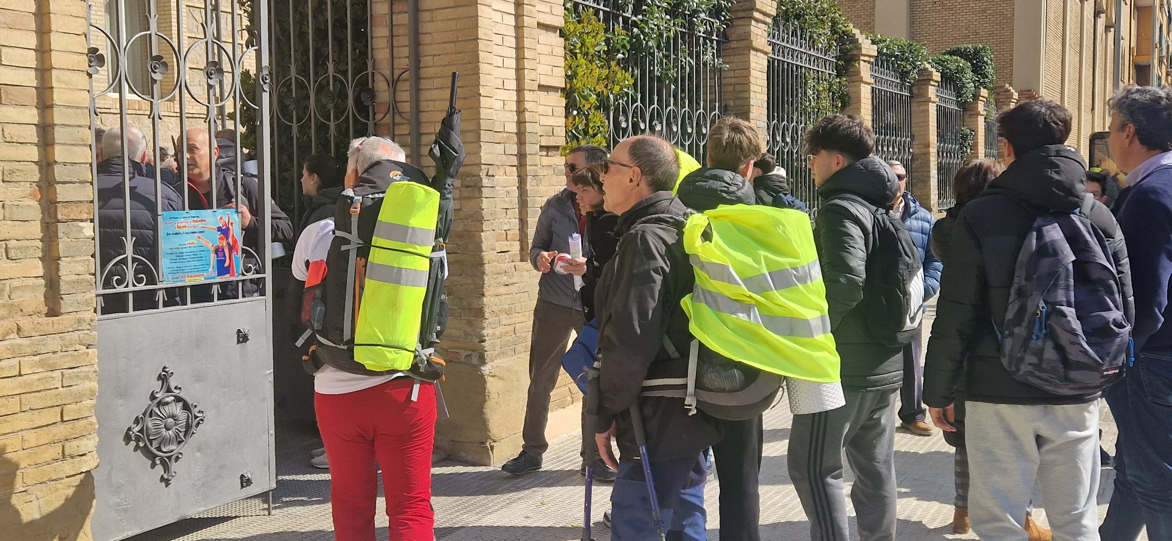  Salida de la Javierada 2024 desde Huesca. Foto Myriam Martínez 