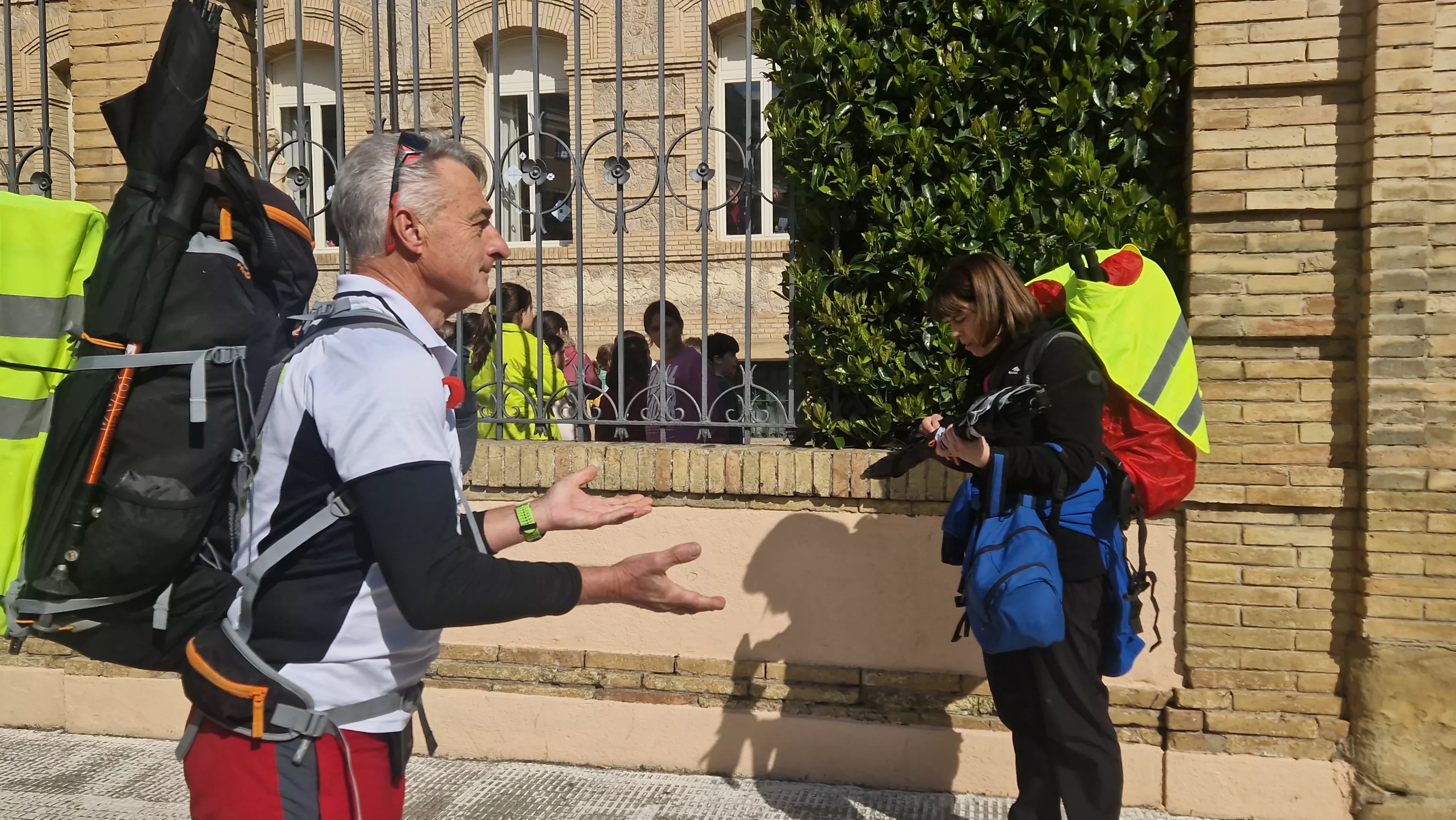  Salida de la Javierada 2024 desde Huesca. Foto Myriam Martínez 