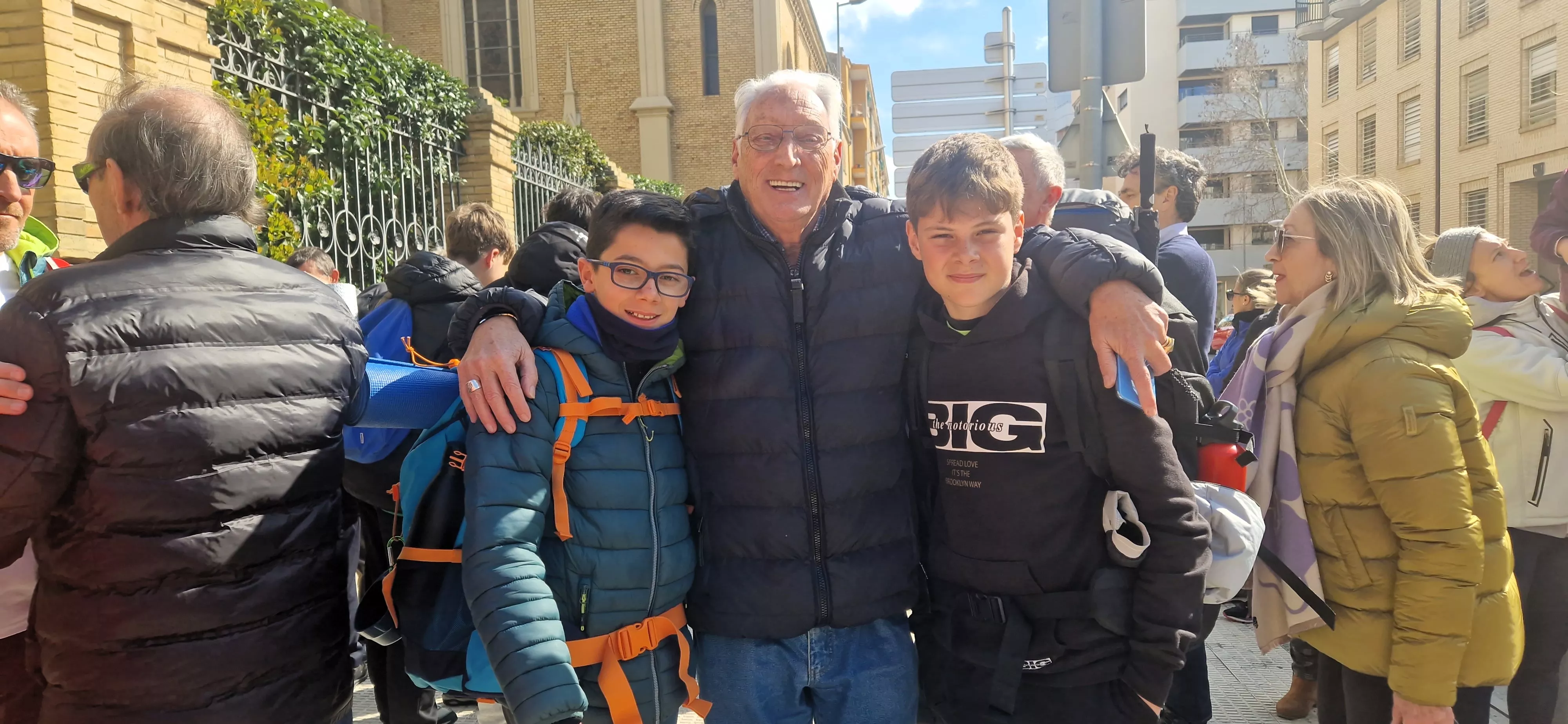  Salida de la Javierada 2024 desde Huesca. Foto Myriam Martínez 