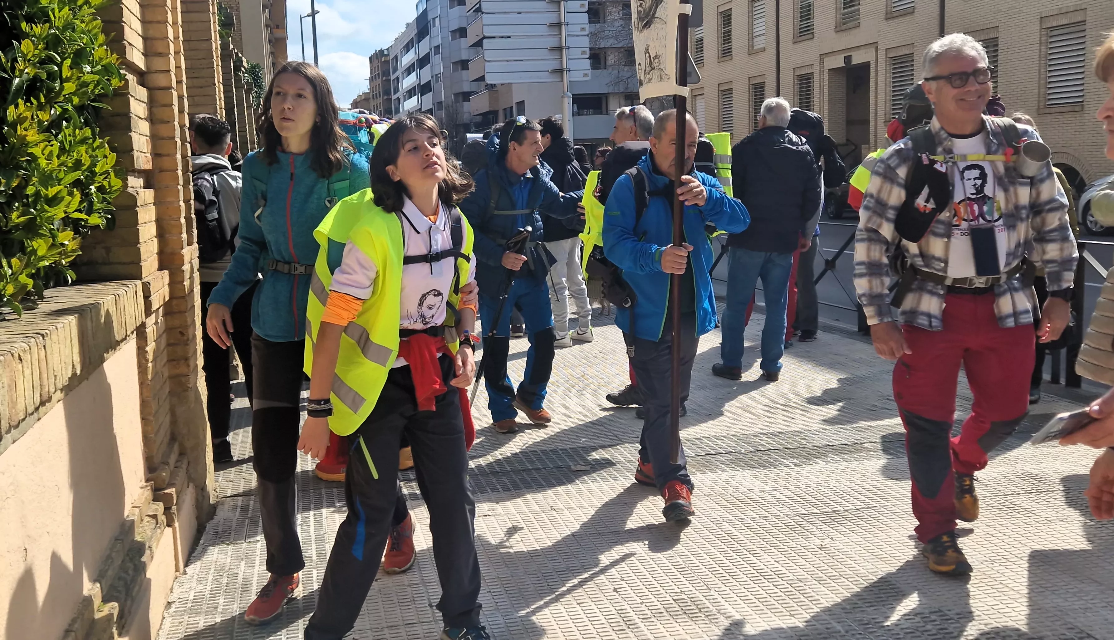  Salida de la Javierada 2024 desde Huesca. Foto Myriam Martínez 