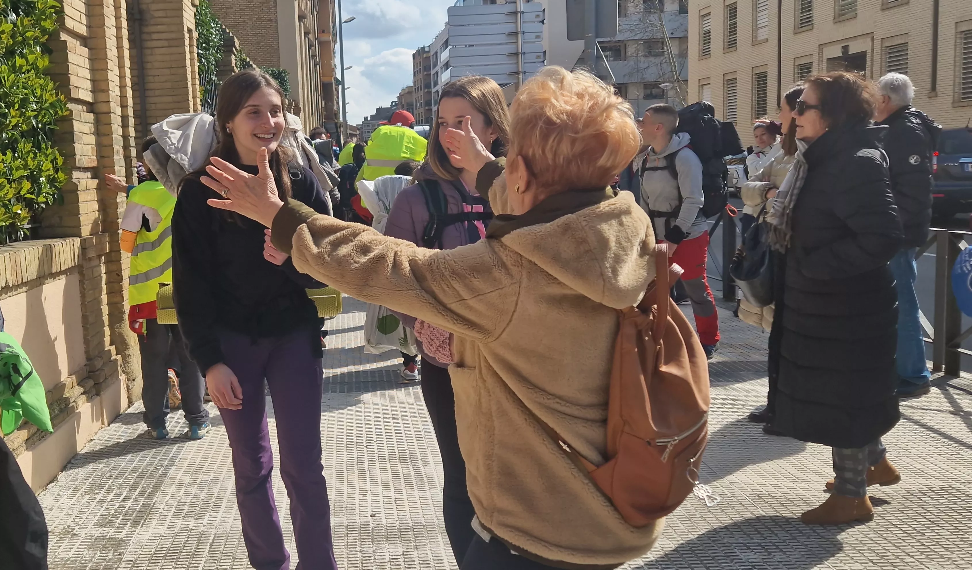  Salida de la Javierada 2024 desde Huesca. Foto Myriam Martínez