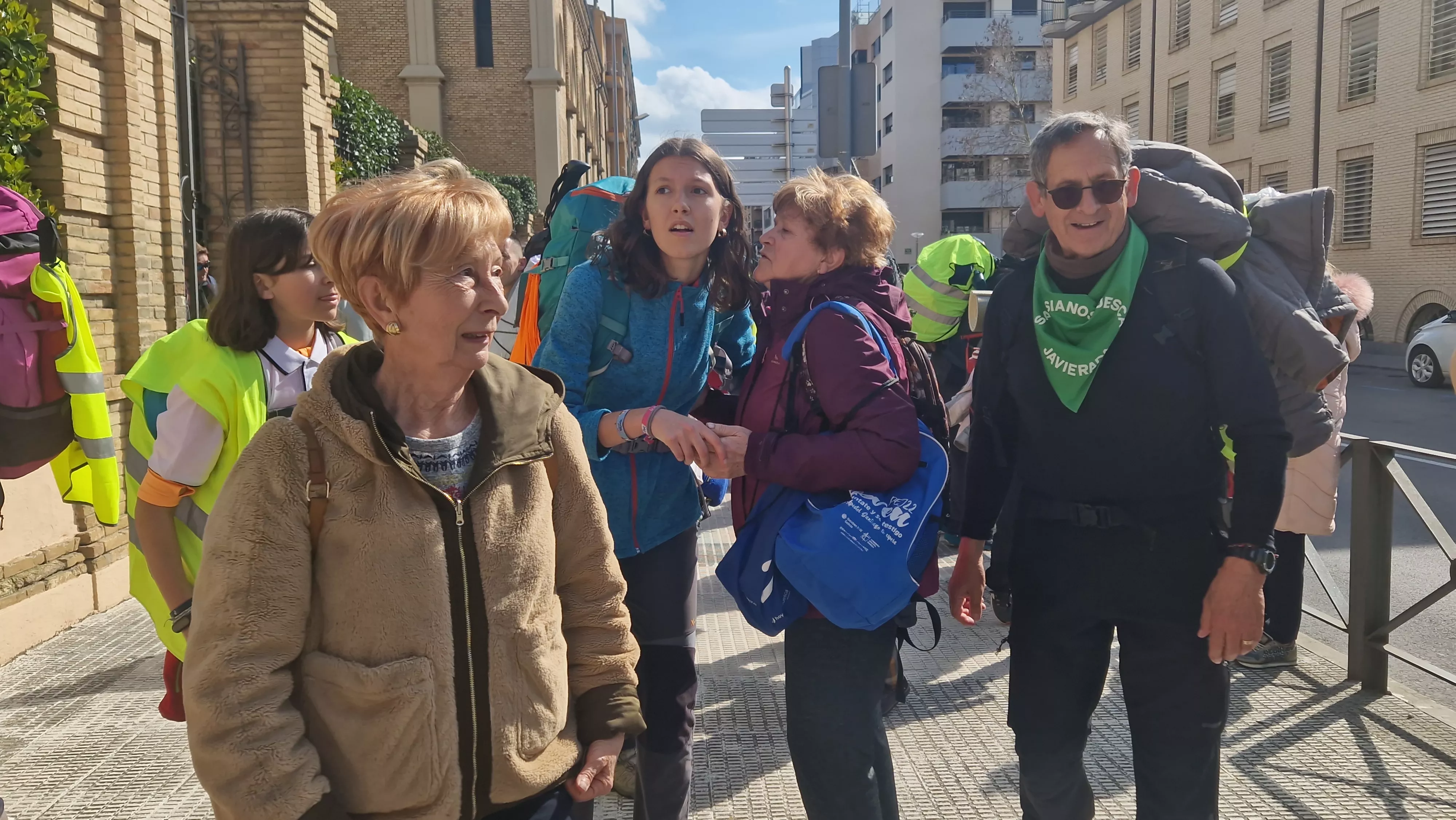  Salida de la Javierada 2024 desde Huesca. Foto Myriam Martínez 