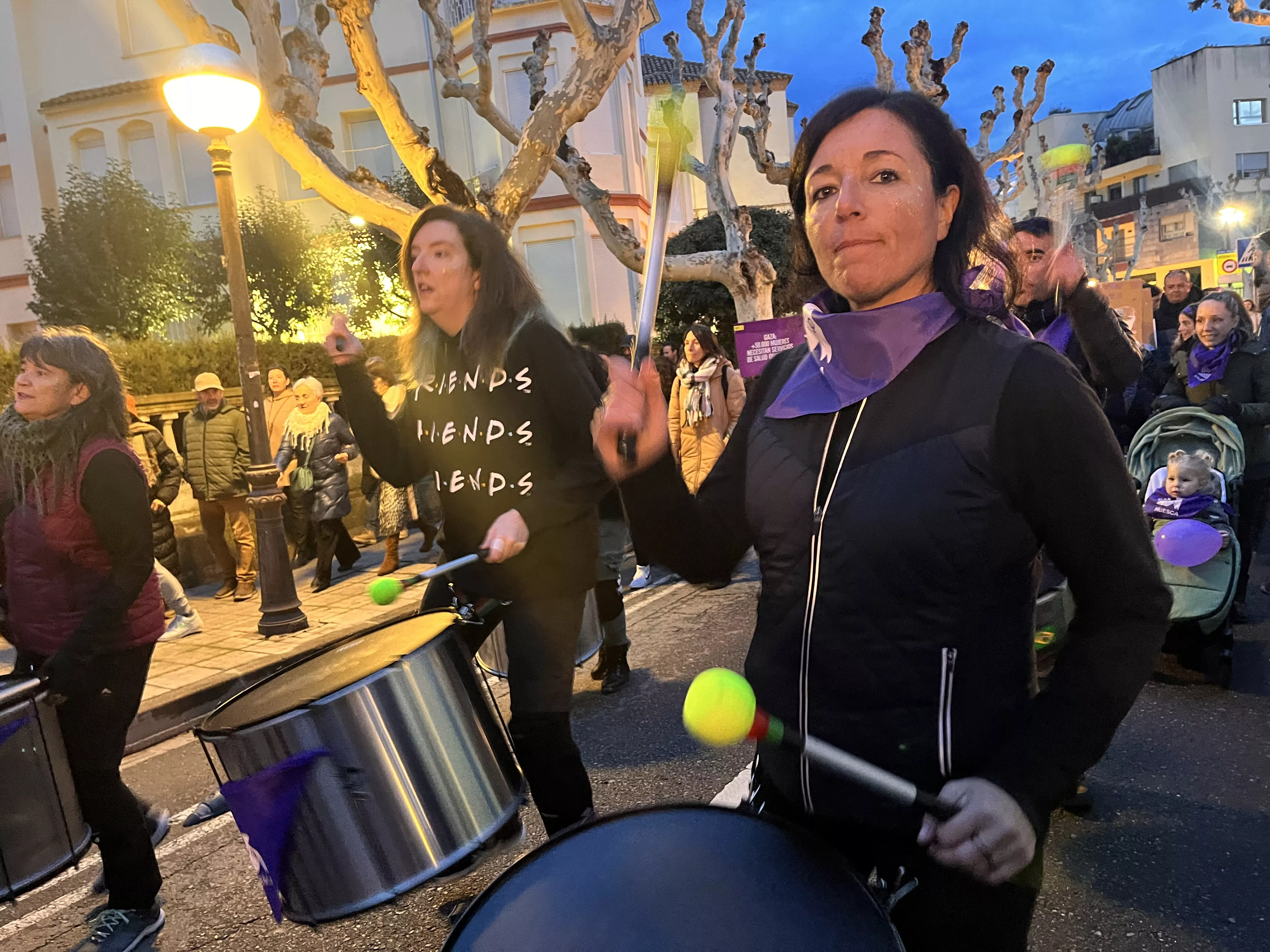 Manifestación del 8M 2024 celebrada en Huesca. Foto Mercedes Manterola