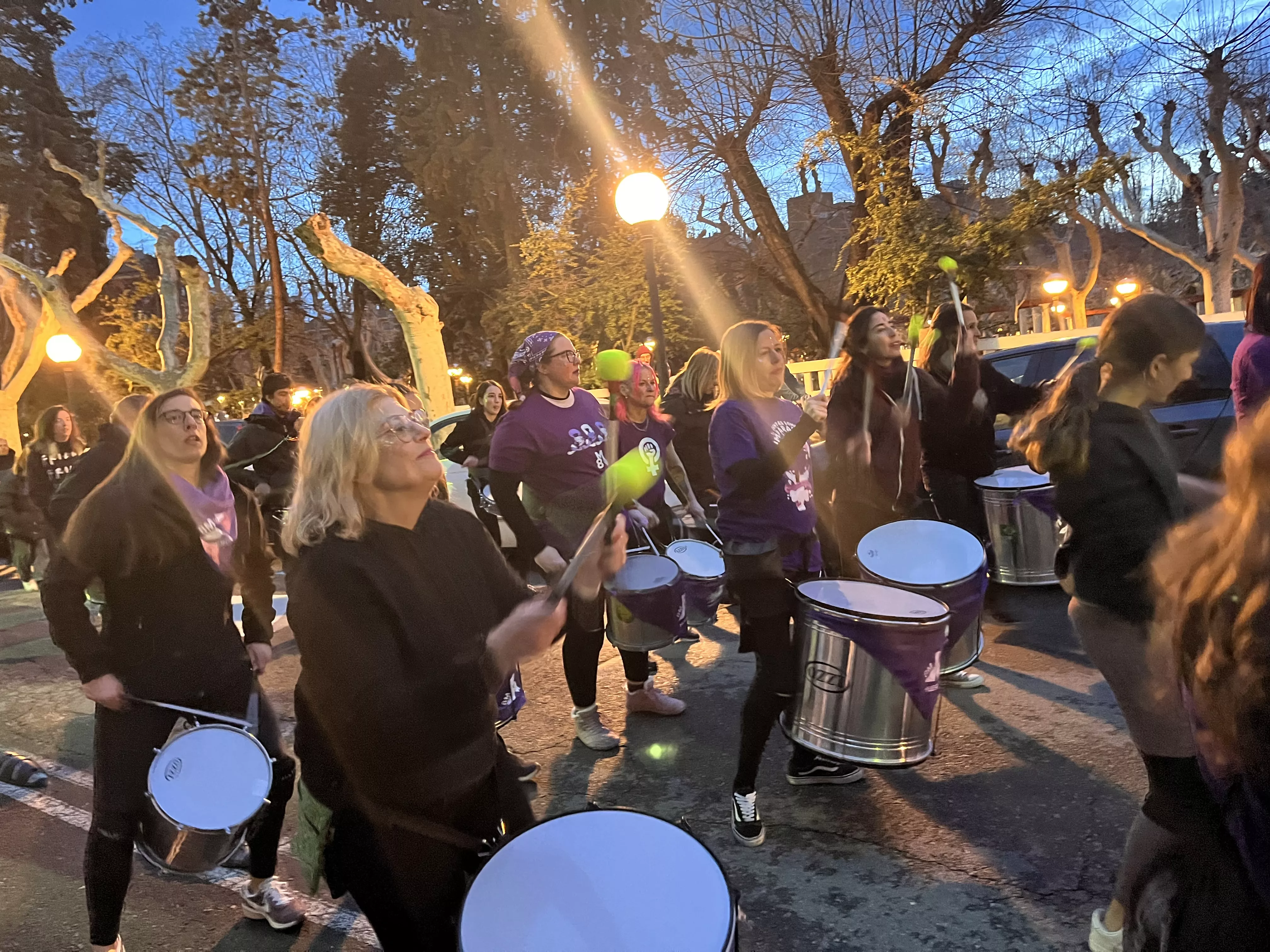 Manifestación del 8M 2024 celebrada en Huesca. Foto Mercedes Manterola