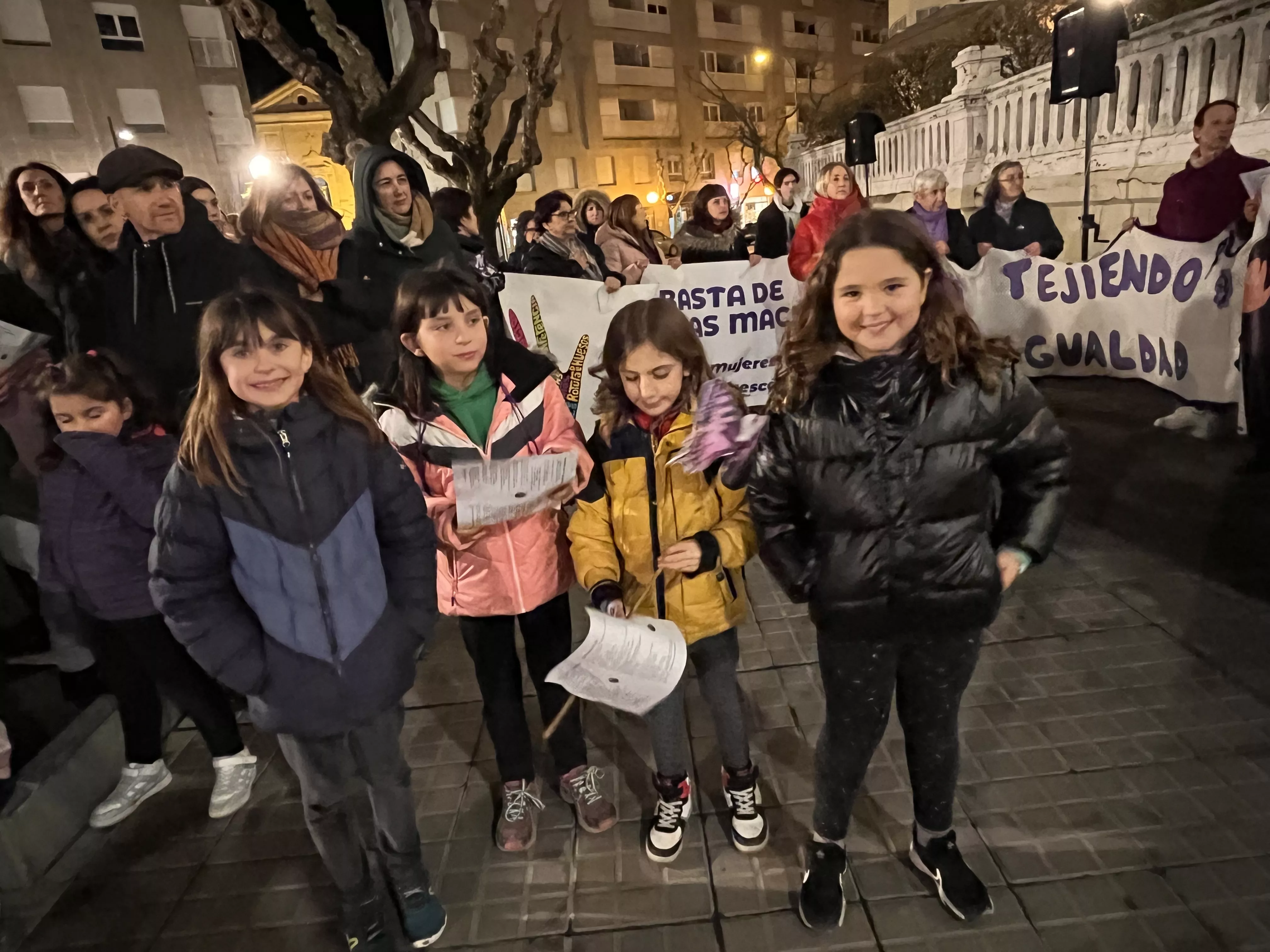 Manifestación del 8M 2024 celebrada en Huesca. Foto Mercedes Manterola