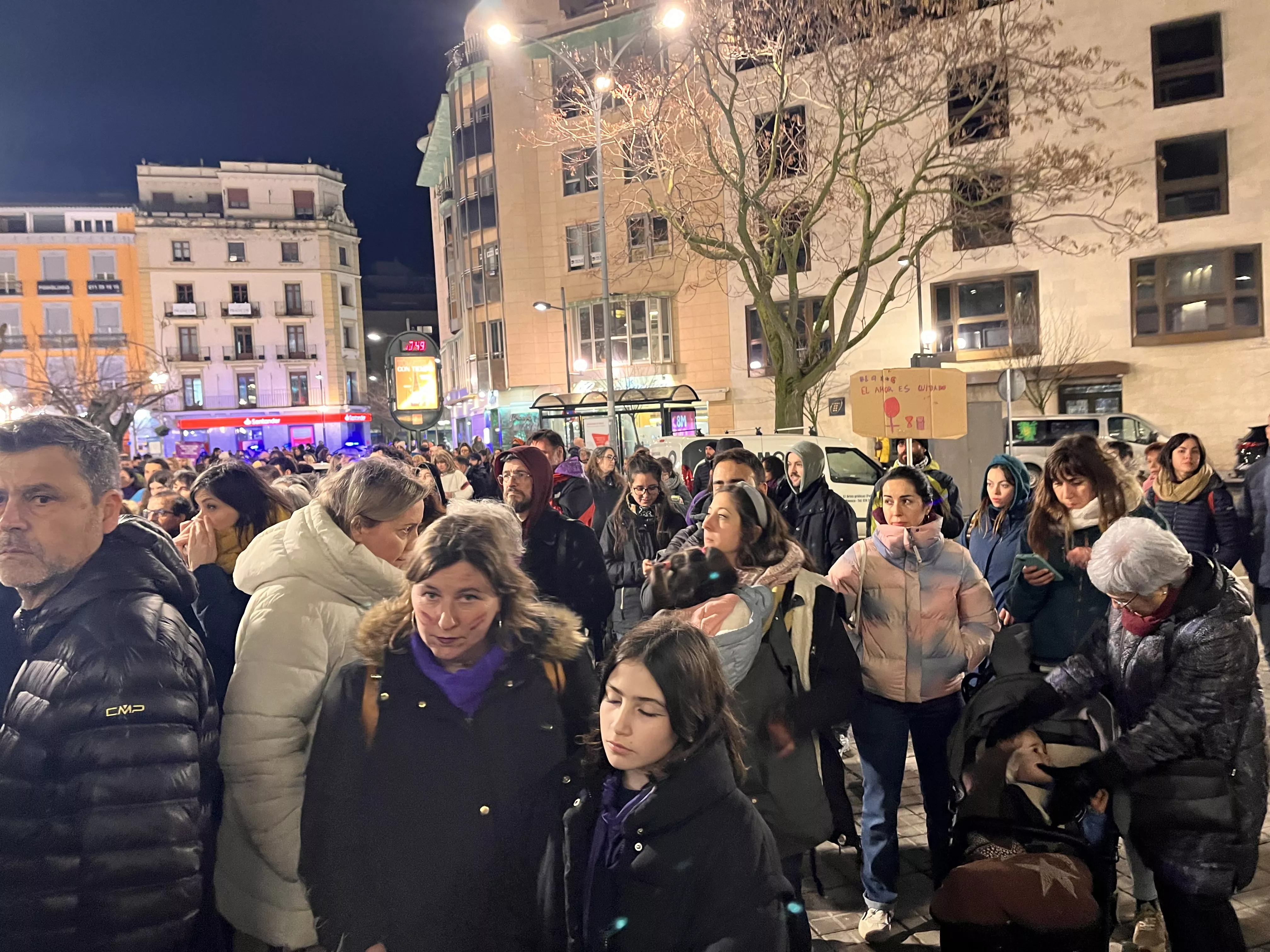 Manifestación del 8M 2024 celebrada en Huesca. Foto Mercedes Manterola