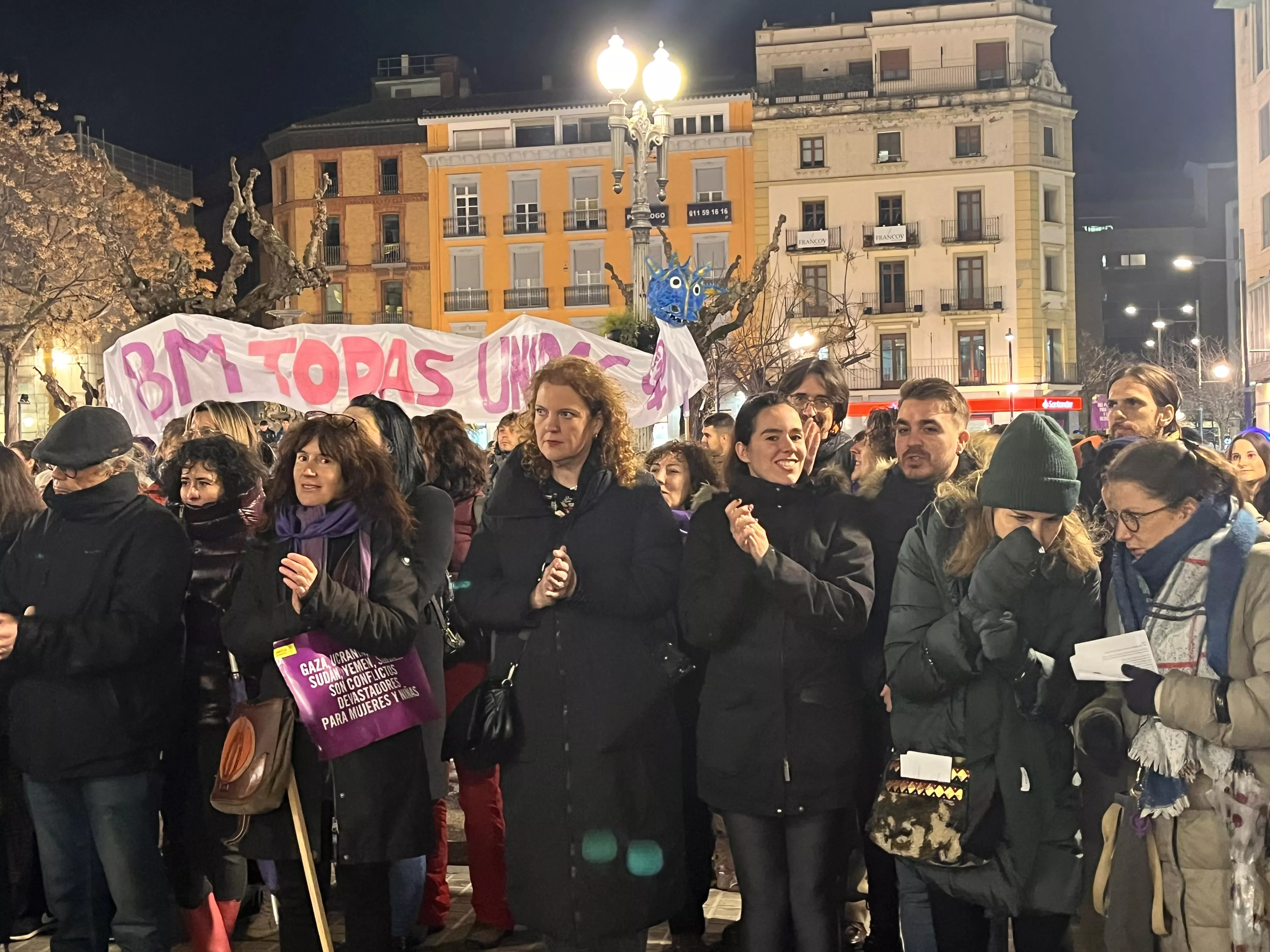 Manifestación del 8M 2024 celebrada en Huesca. Foto Mercedes Manterola