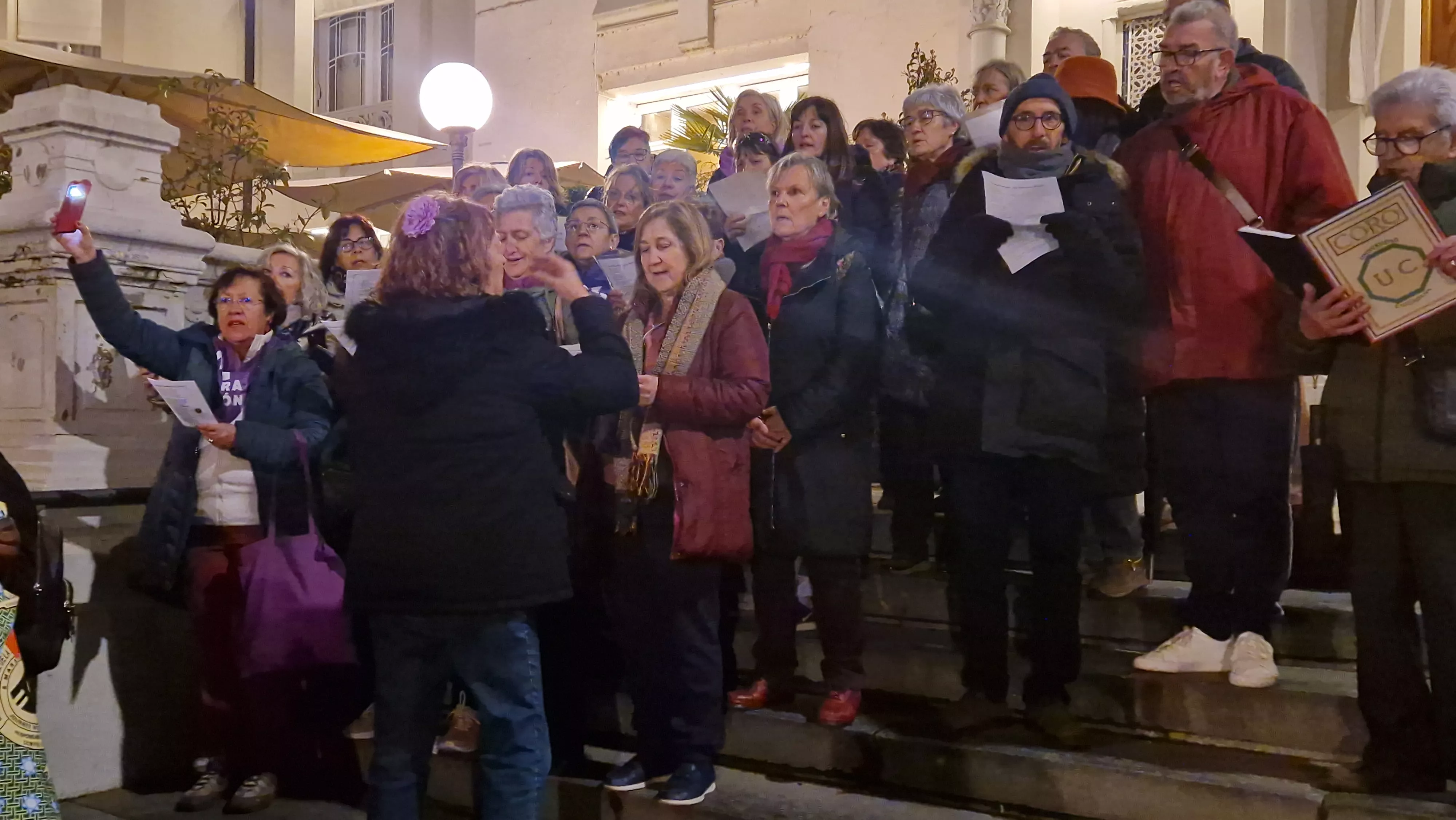 Manifestación del 8M 2024 celebrada en Huesca.