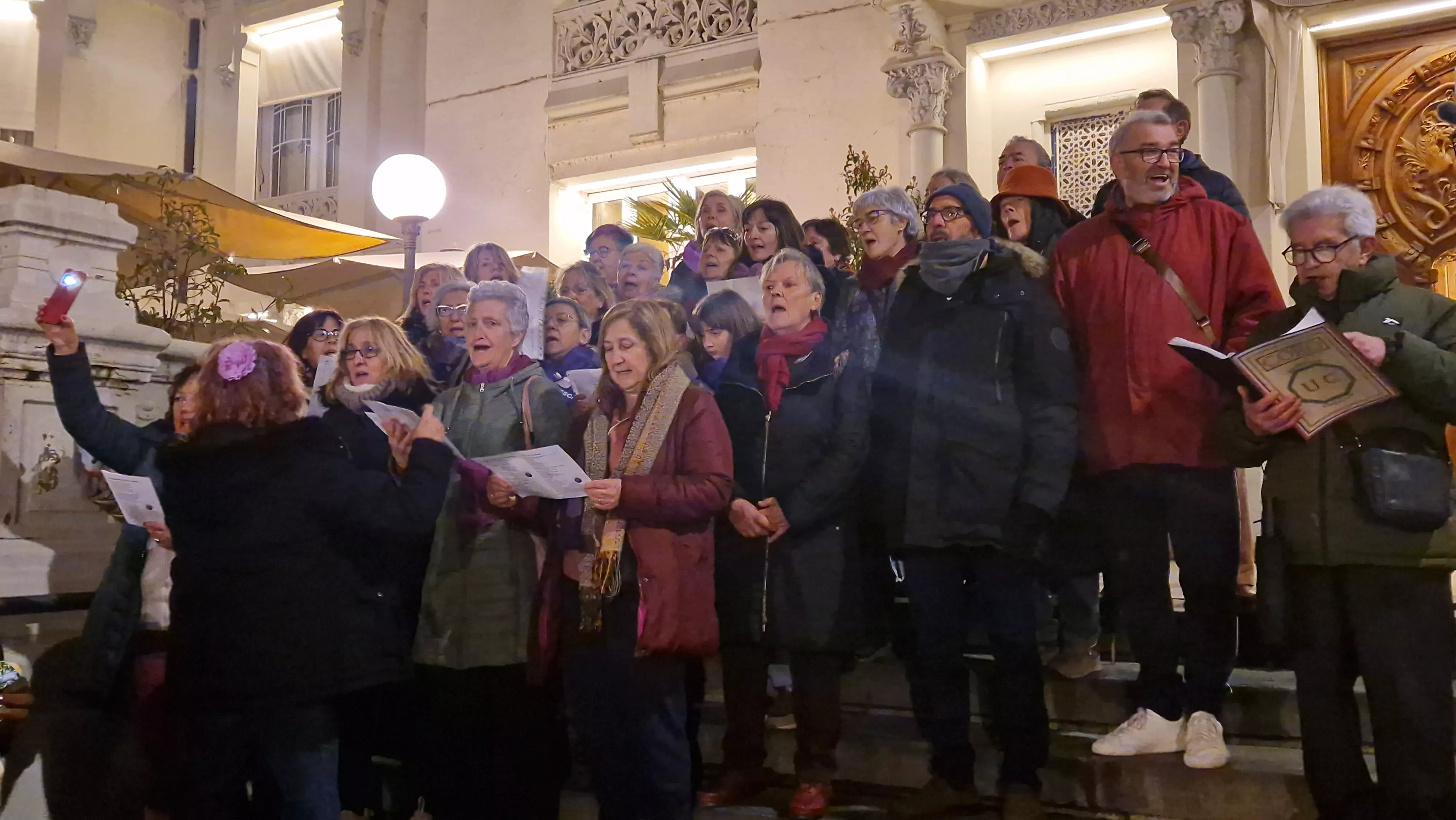 Manifestación del 8M 2024 celebrada en Huesca.