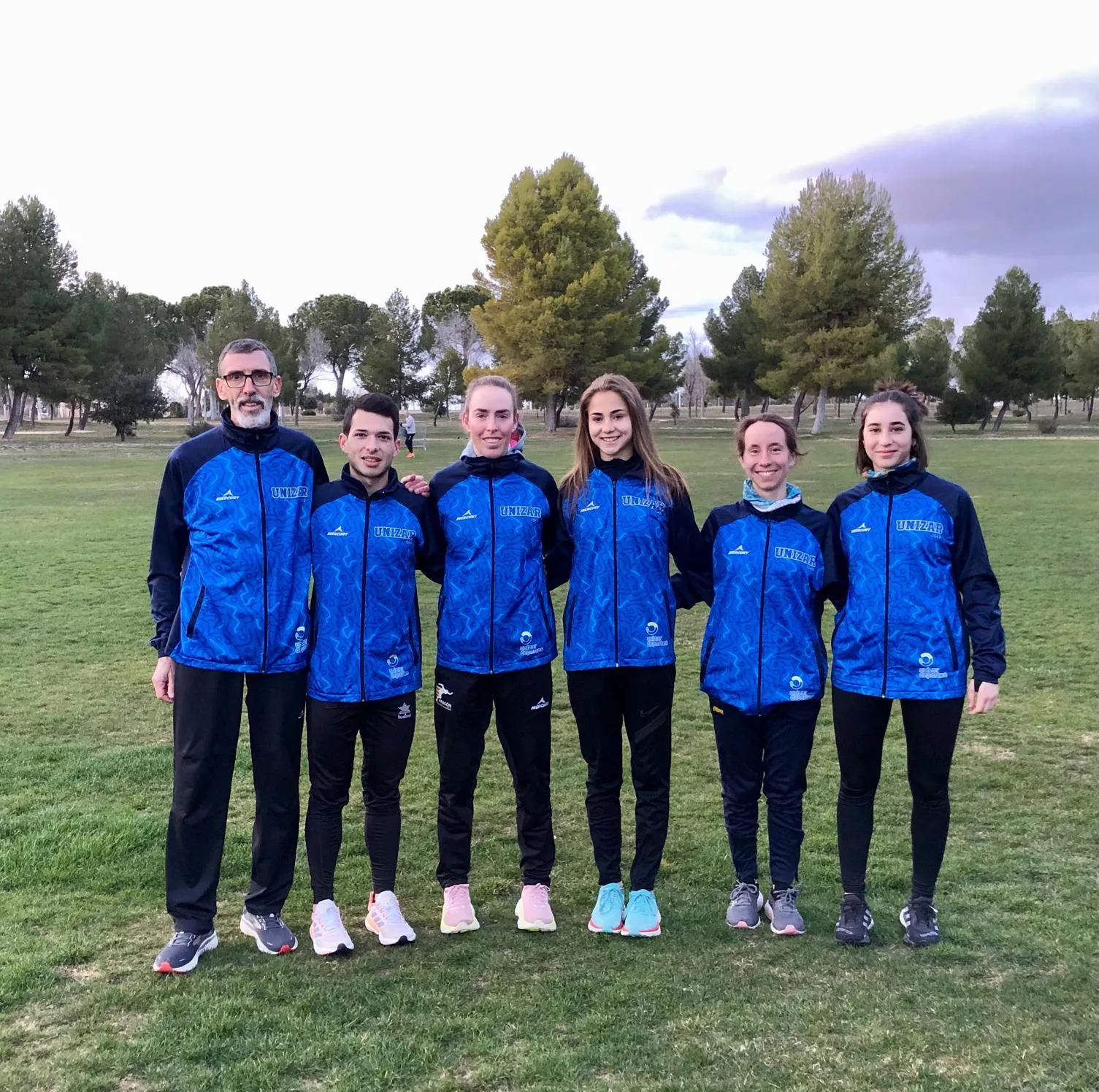 Equipo femenino de la Universidad de Zaragoza.