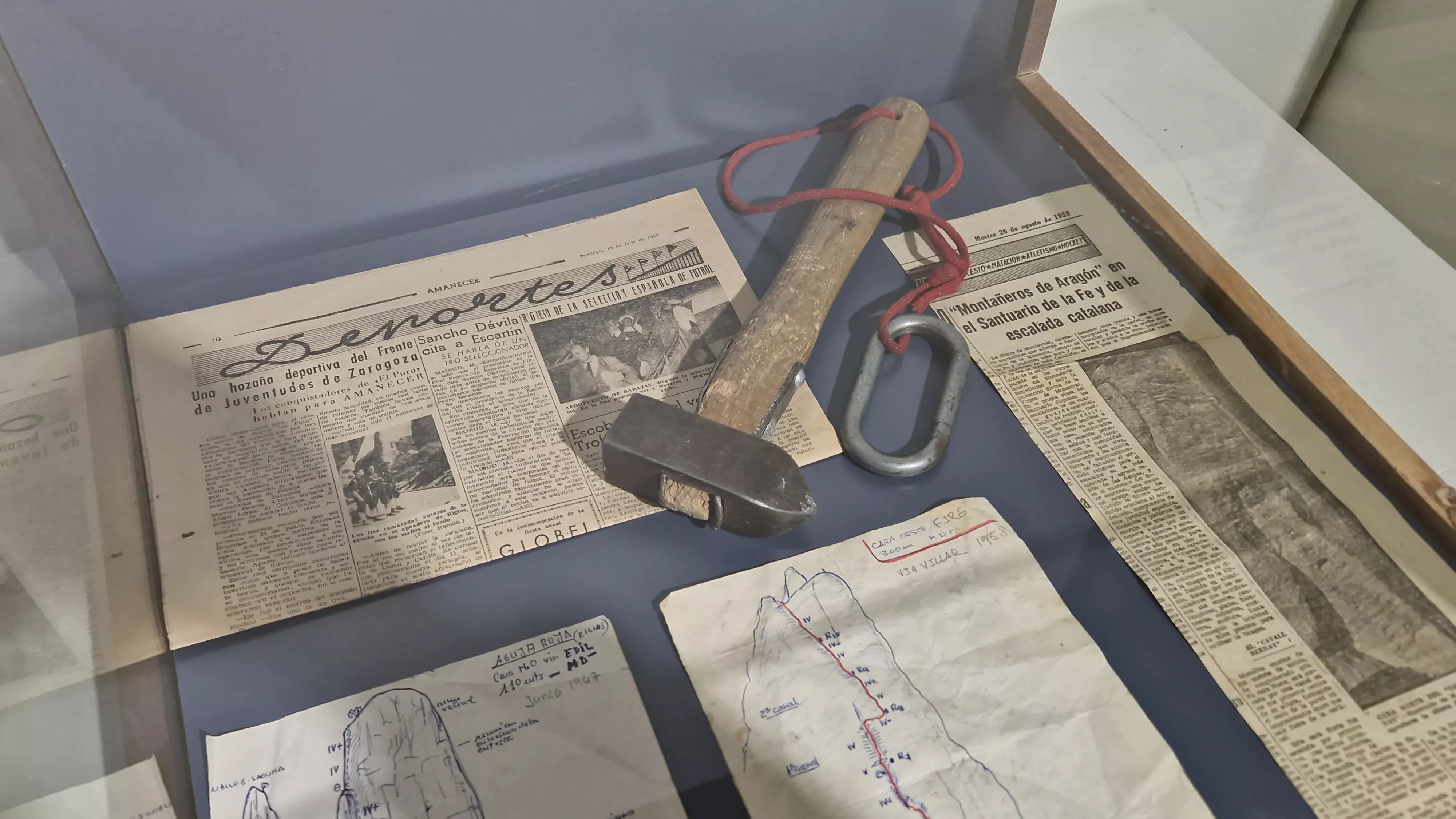  Exposición de la década prodigiosa (1953 1963) del alpinismo aragonés. Foto Myriam Martínez