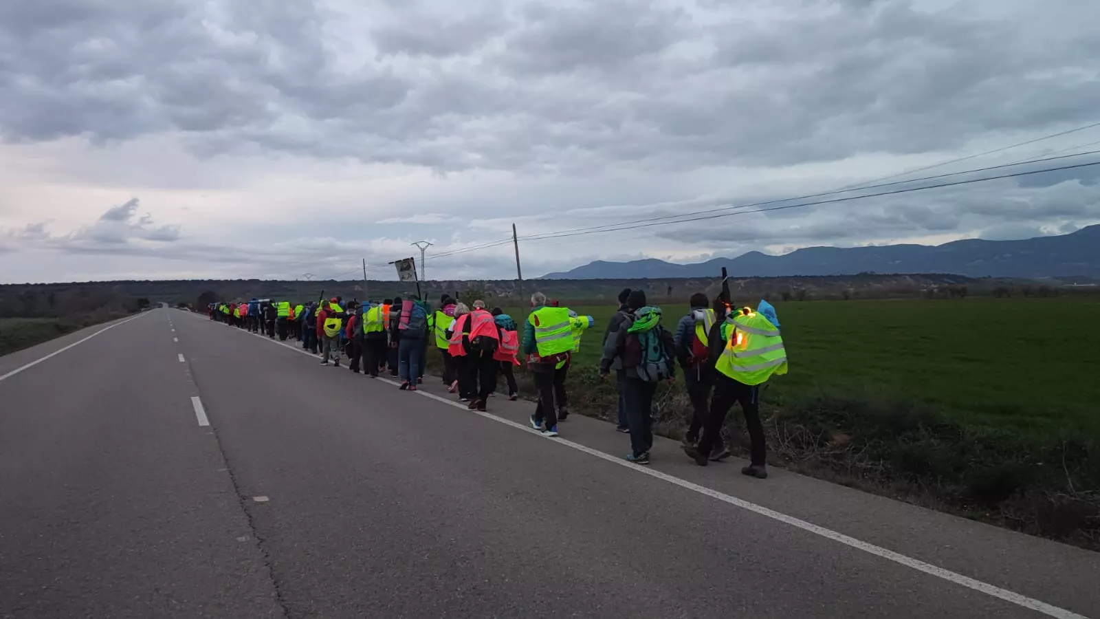 Primera etapa Huesca-Ayerbe. 