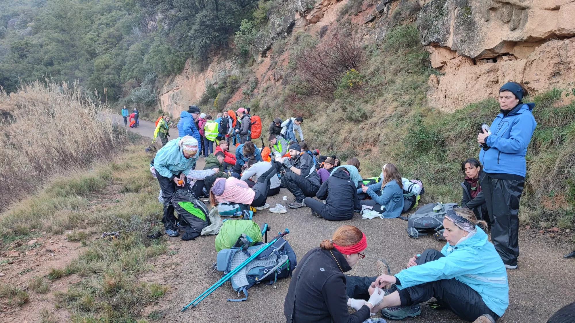 Segunda etapa Ayerbe Sierra Santo Domingo-Longás.