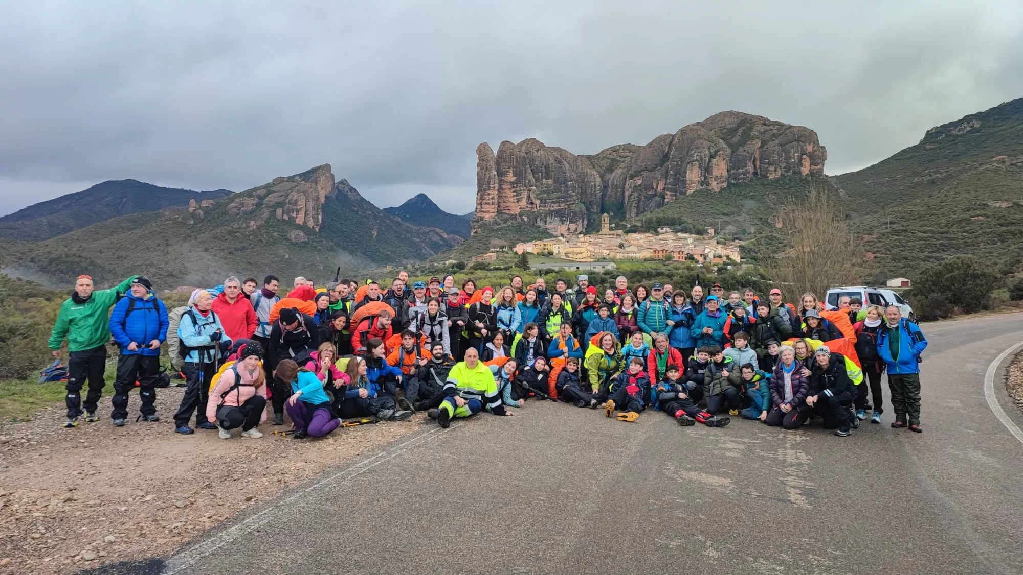 Segunda etapa de la Javierada: Ayerbe Sierra Santo Domingo-Longás.