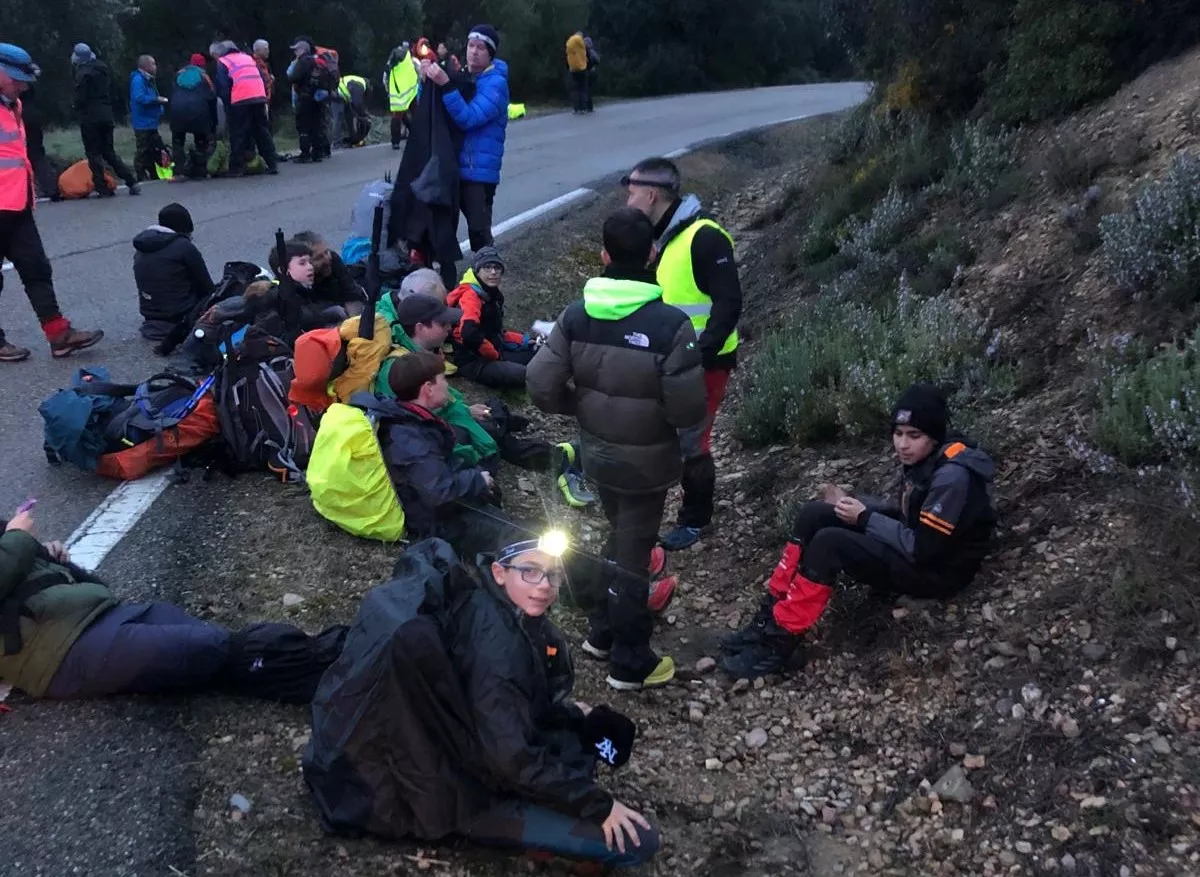Segunda etapa Ayerbe Sierra Santo Domingo-Longás.