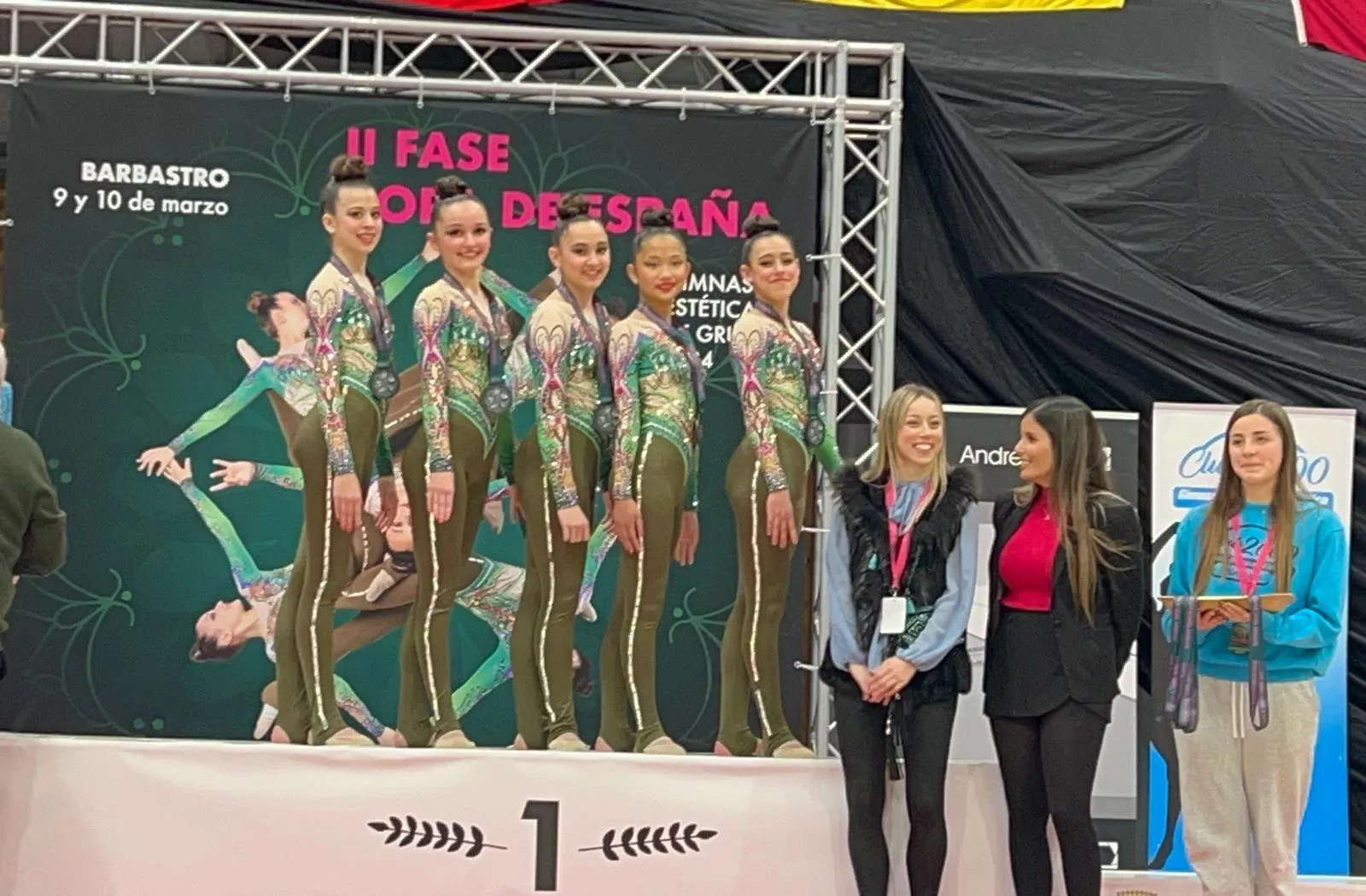 Espectáculo, emoción y pleno de victorias en la Copa de España de gimnasia estética de grupo