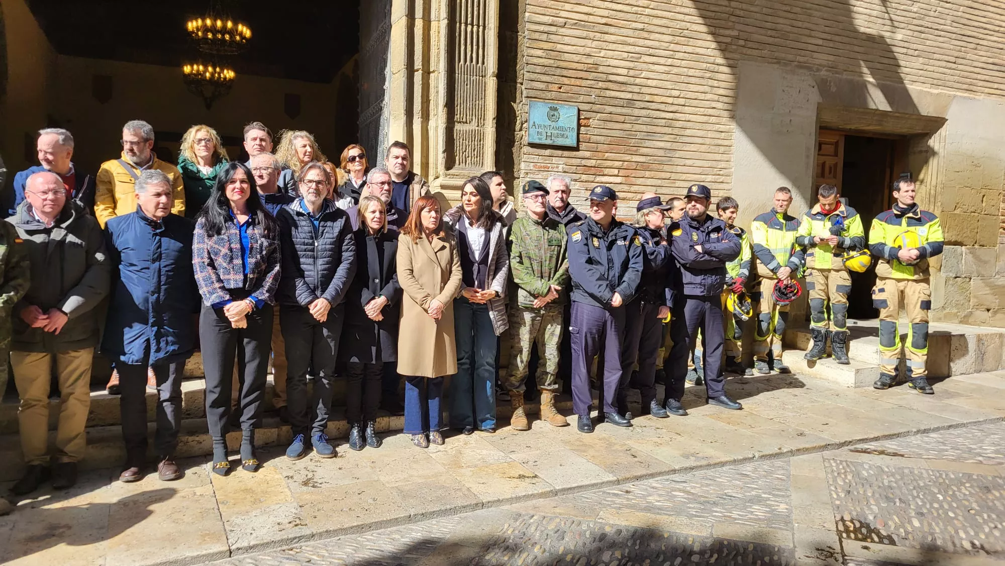 Homenaje a las víctimas del 11M en Huesca
