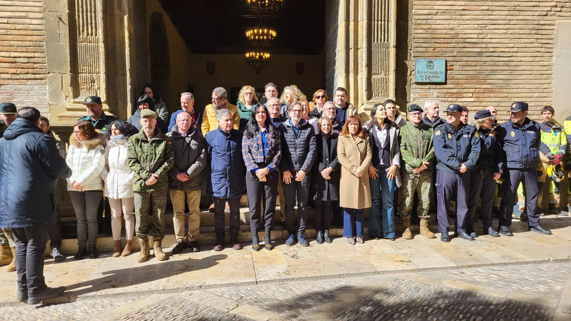 Homenaje a las víctimas del 11M en Huesca