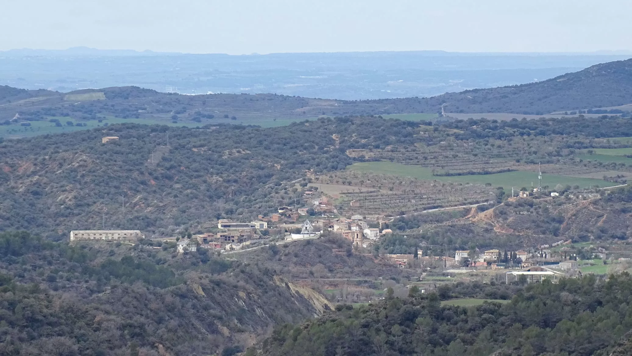 Peralta de la Sal desde Zurita. Foto Alfredo Zazo
