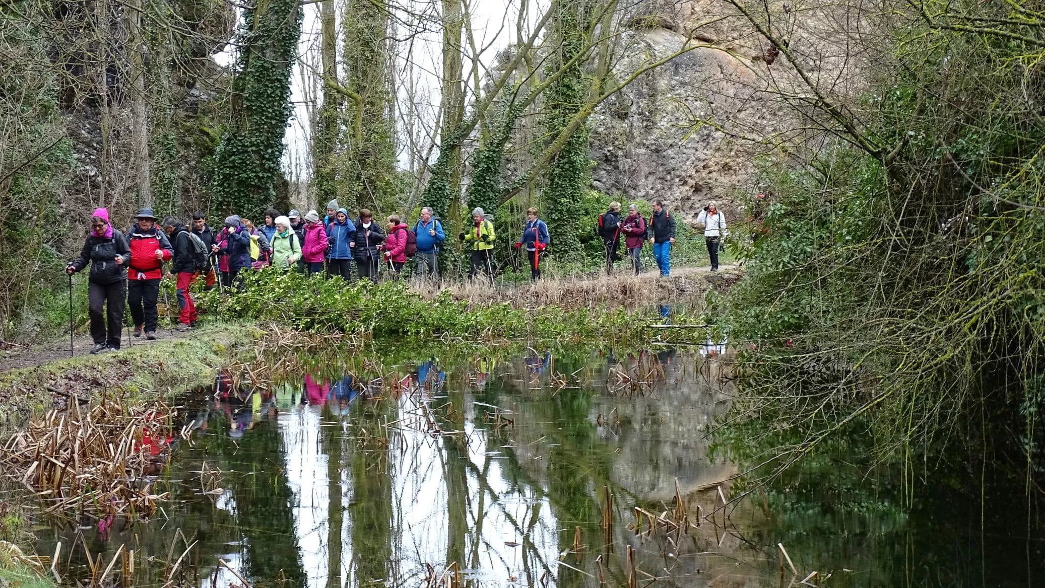 Por el barranco de Gabasa. Foto Alfredo Zazo