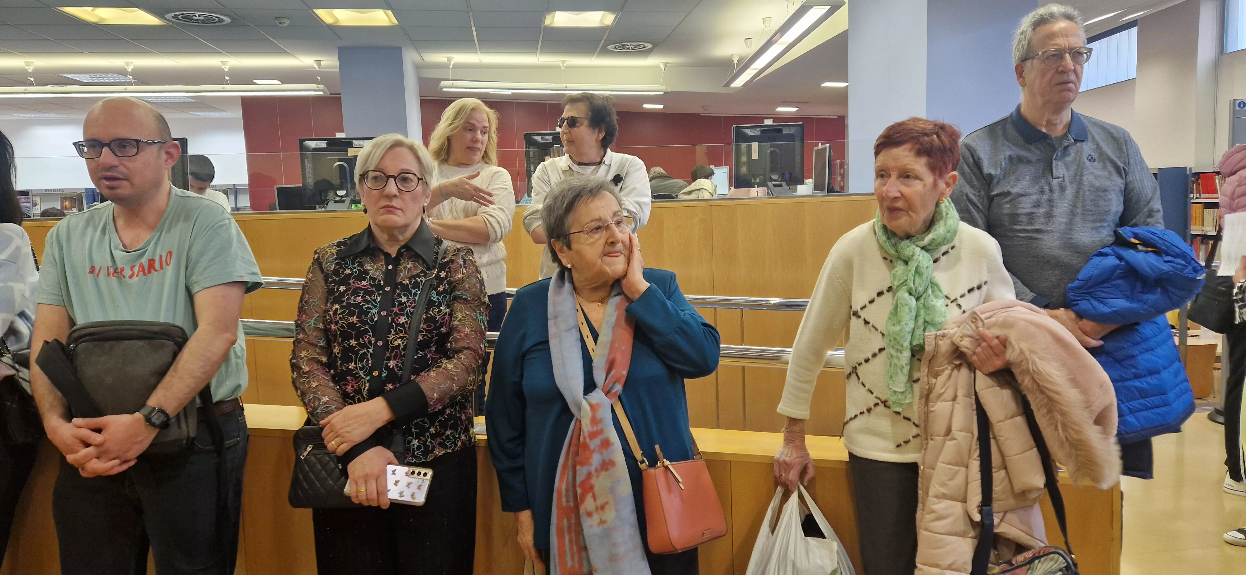 Homenaje a Divina Campo de las Bibliotecas Municipales de Huesca. Foto Myriam Martínez