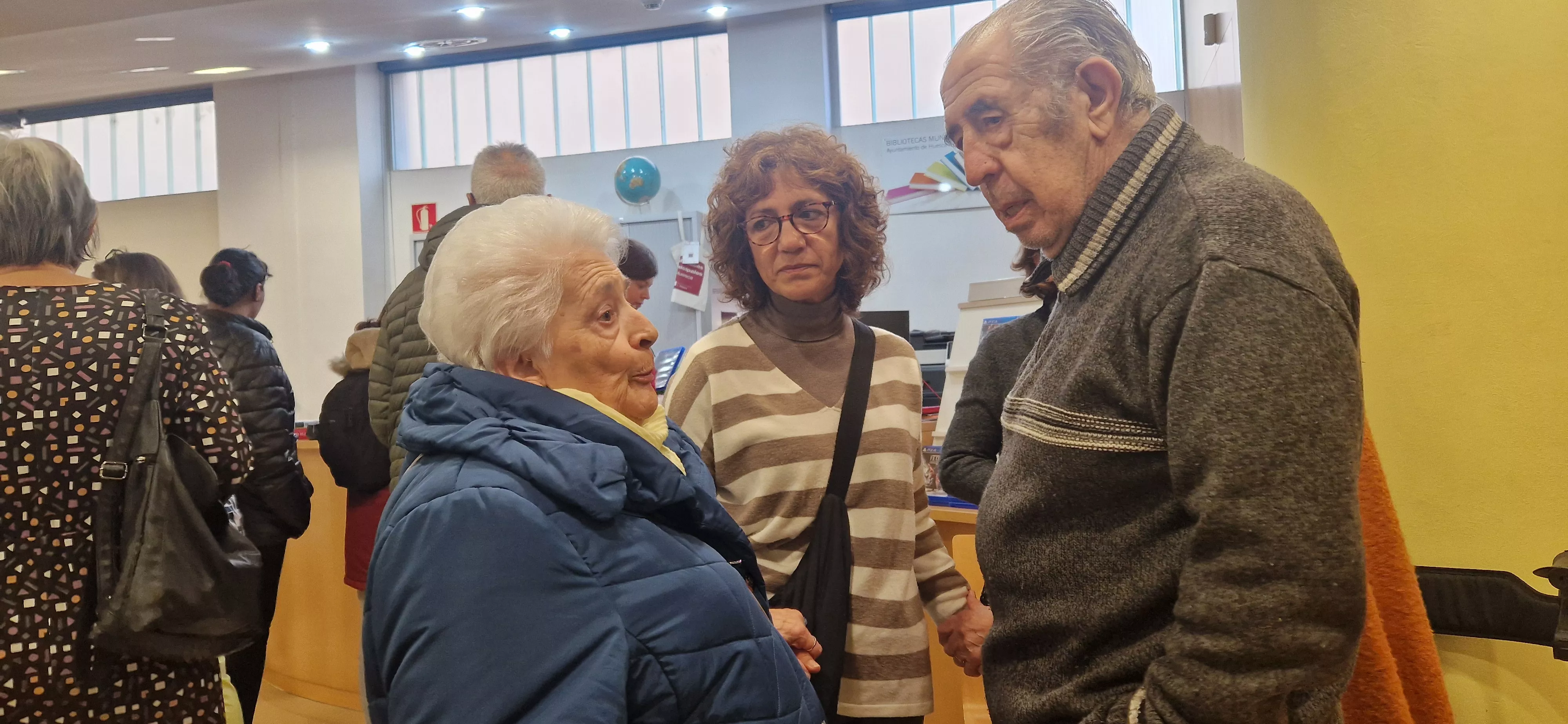 Homenaje a Divina Campo de las Bibliotecas Municipales de Huesca. Foto Myriam Martínez 