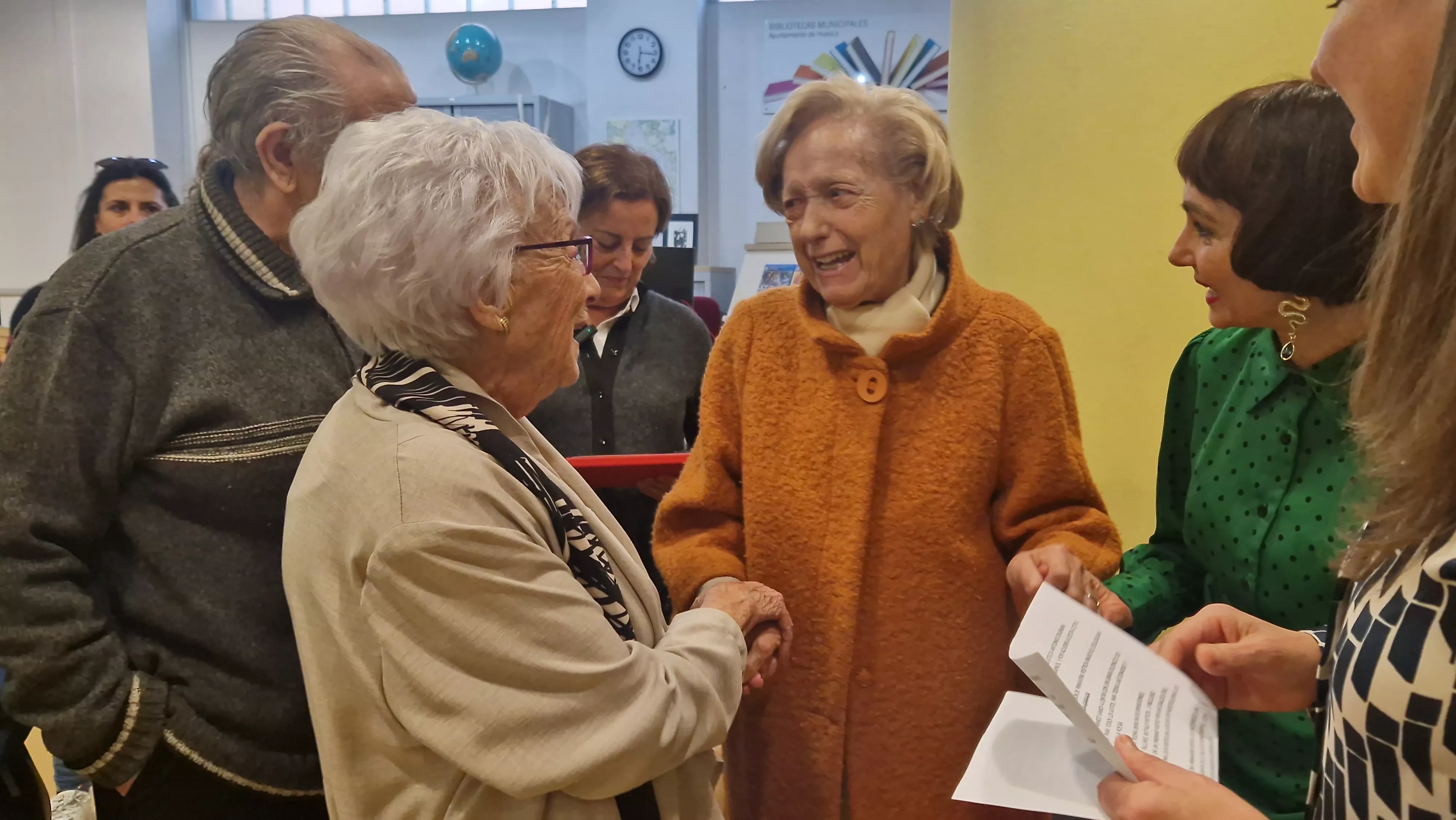 Homenaje a Divina Campo de las Bibliotecas Municipales de Huesca. Foto Myriam Martínez 