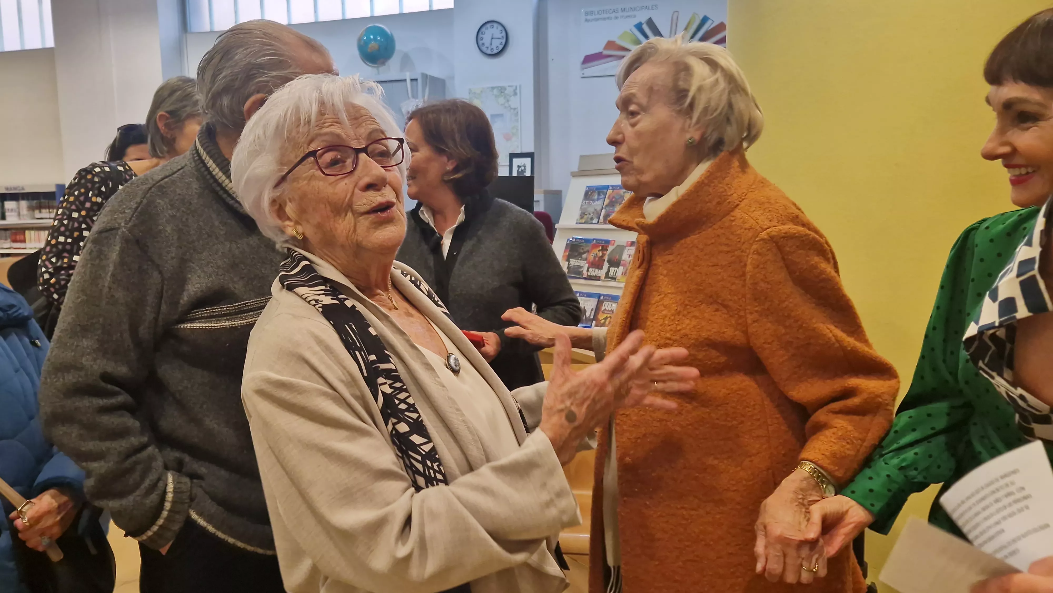 Homenaje a Divina Campo de las Bibliotecas Municipales de Huesca. Foto Myriam Martínez 