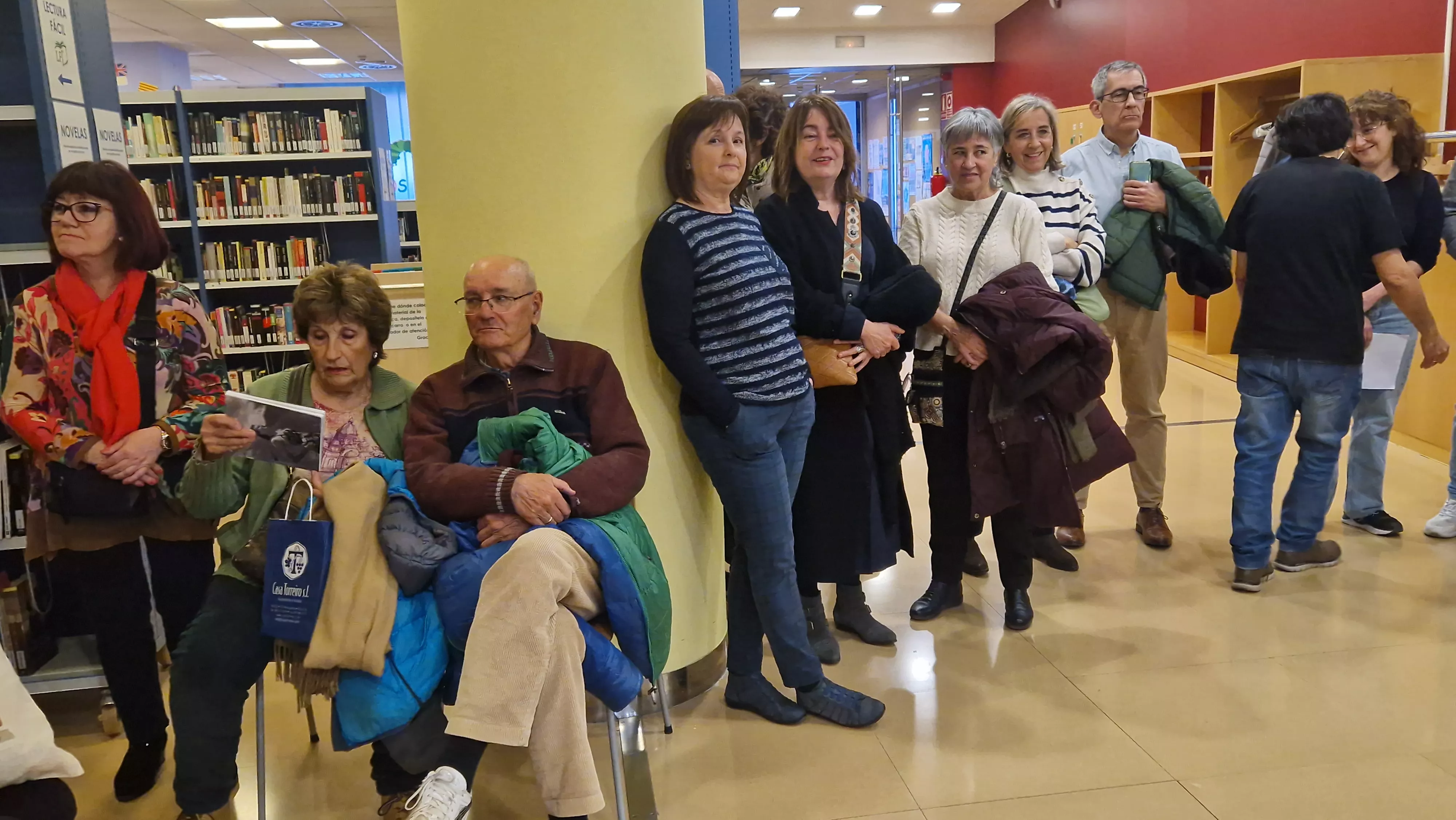 Homenaje a Divina Campo de las Bibliotecas Municipales de Huesca. Foto Myriam Martínez 