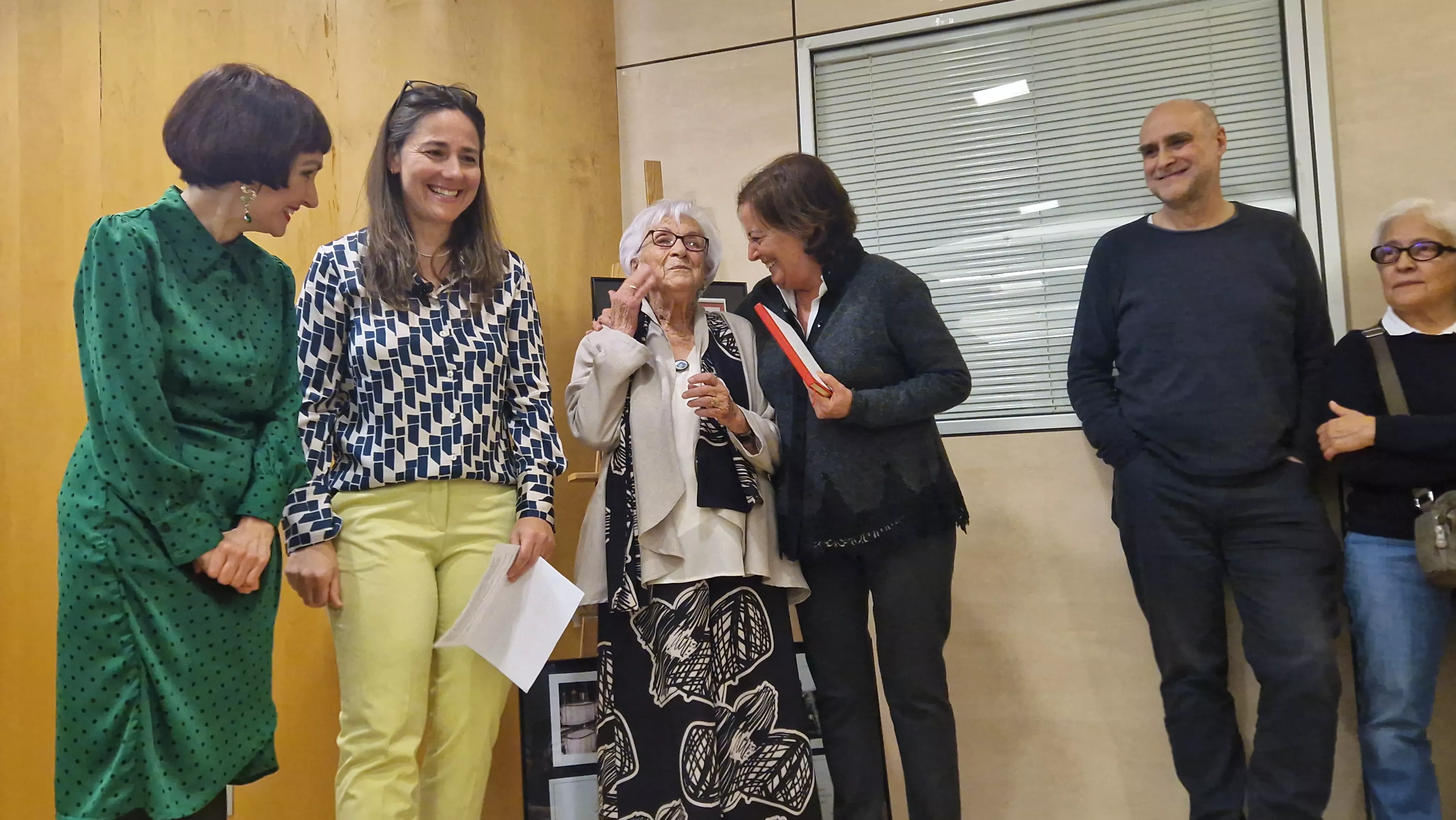 Homenaje a Divina Campo de las Bibliotecas Municipales de Huesca. Foto Myriam Martínez 