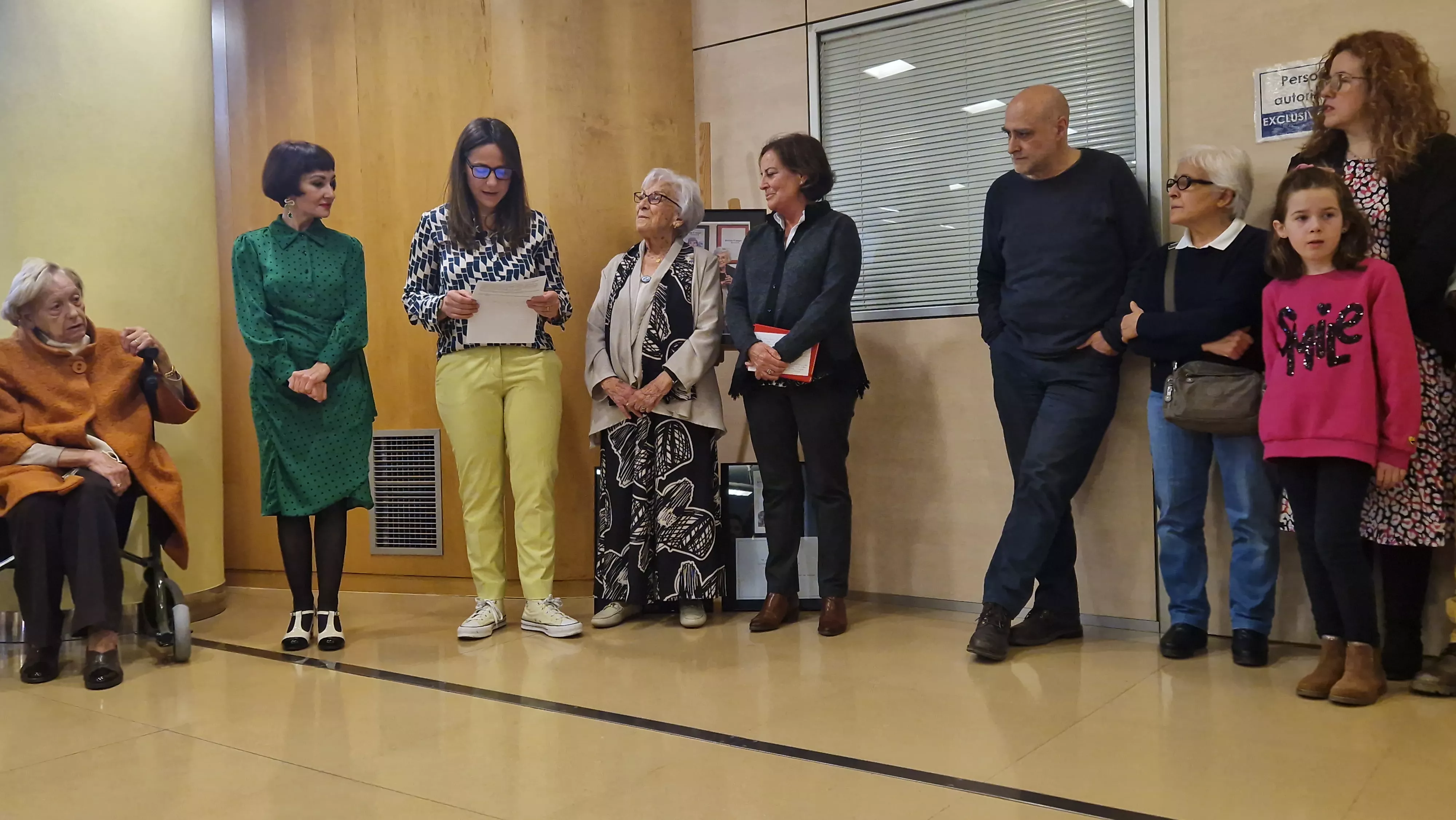 Homenaje a Divina Campo de las Bibliotecas Municipales de Huesca. Foto Myriam Martínez 