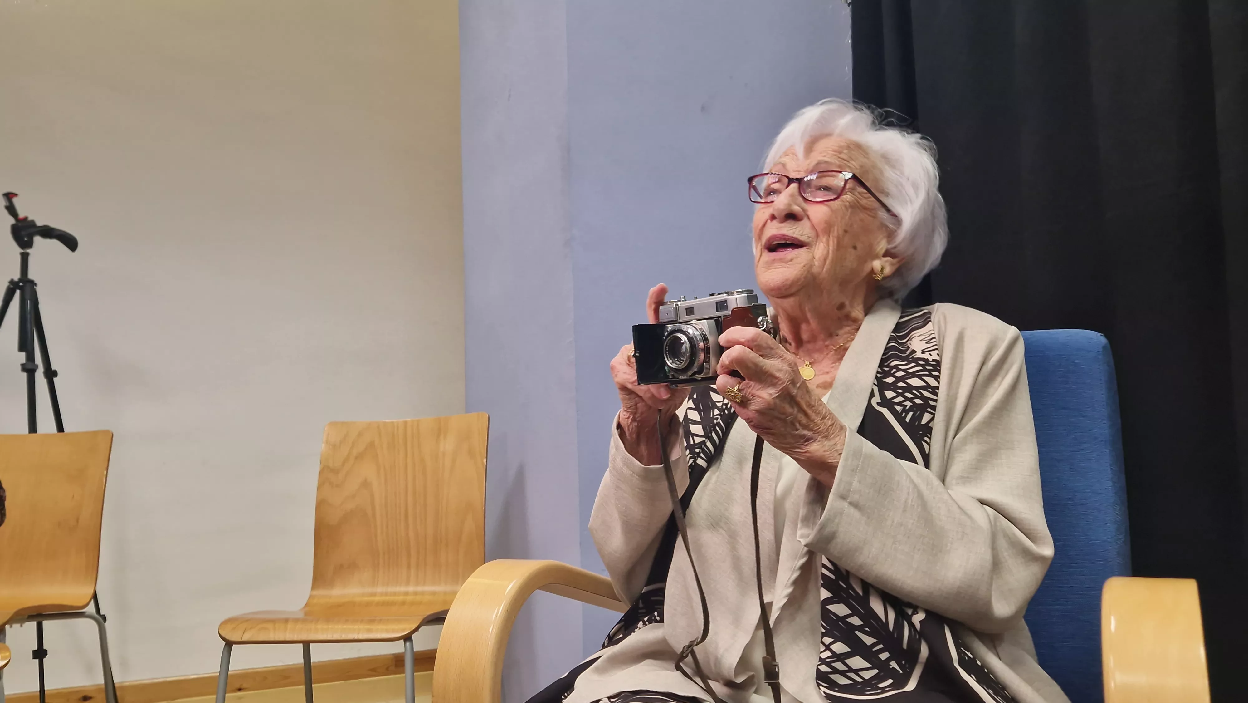 Homenaje a Divina Campo de las Bibliotecas Municipales de Huesca. Foto Myriam Martínez 