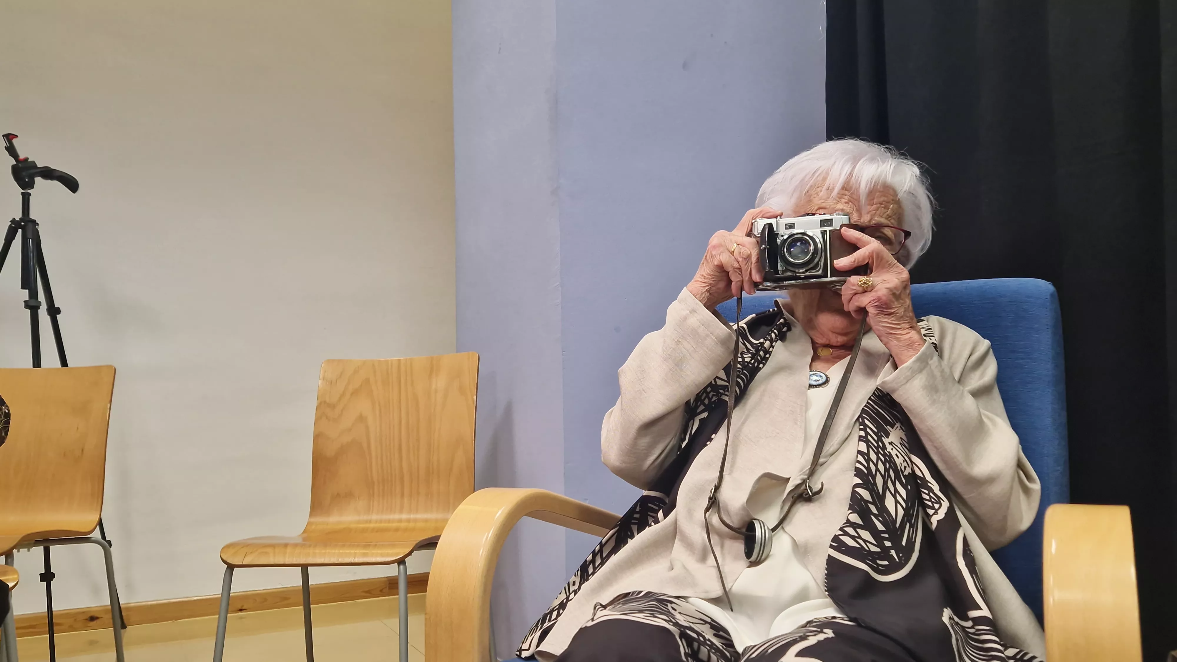 Homenaje a Divina Campo de las Bibliotecas Municipales de Huesca. Foto Myriam Martínez 