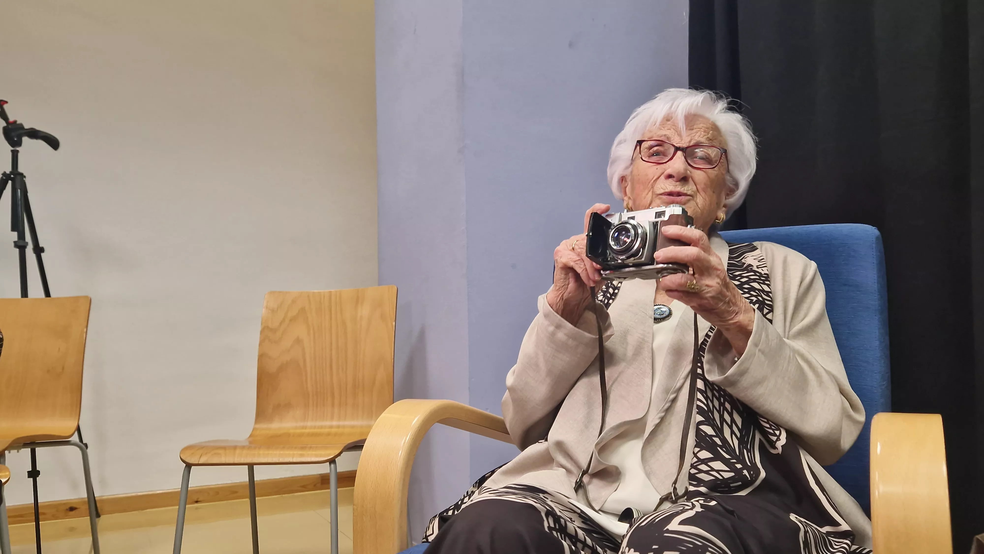 Homenaje a Divina Campo de las Bibliotecas Municipales de Huesca. Foto Myriam Martínez 