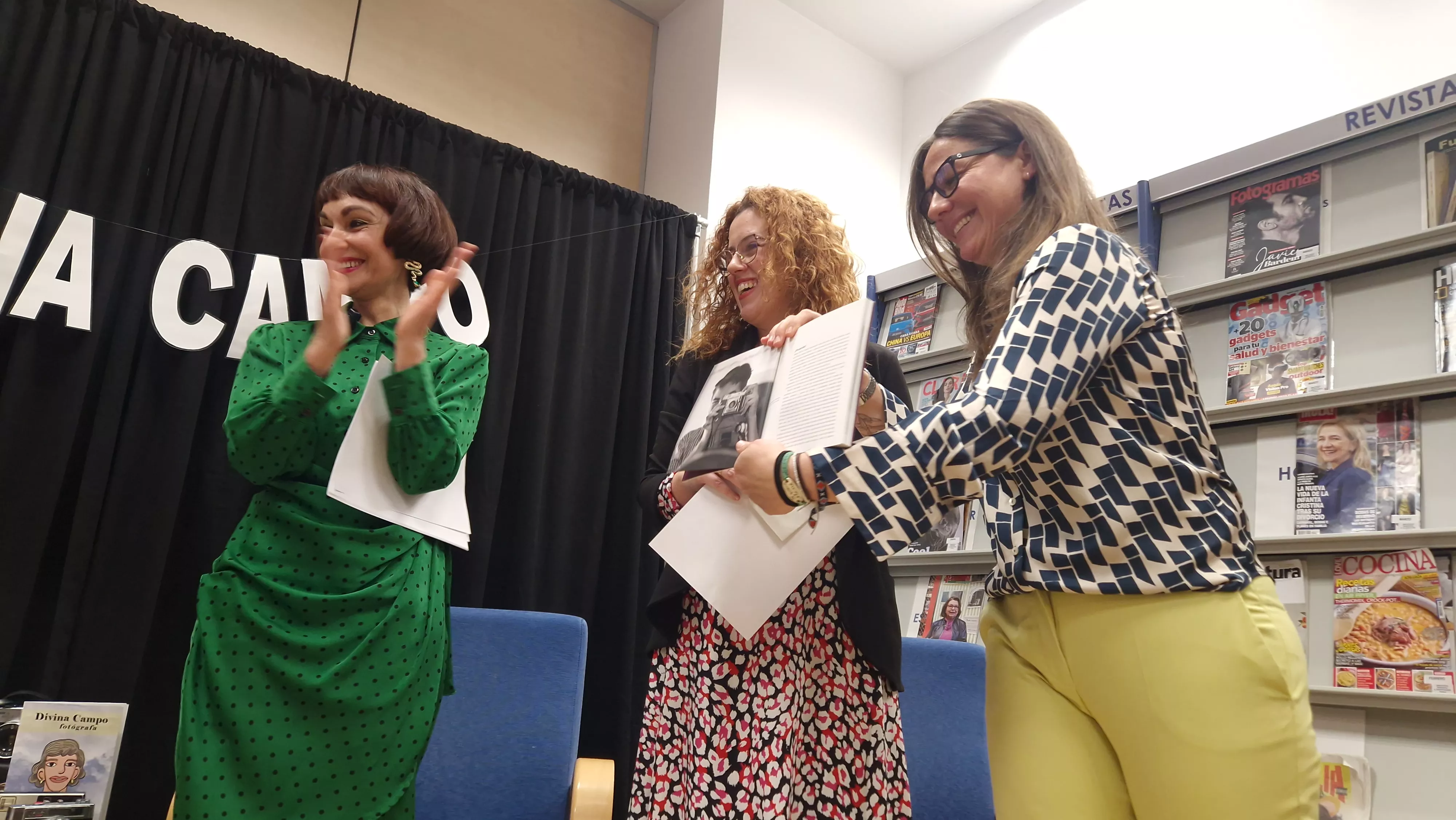 Homenaje a Divina Campo de las Bibliotecas Municipales de Huesca. Foto Myriam Martínez 