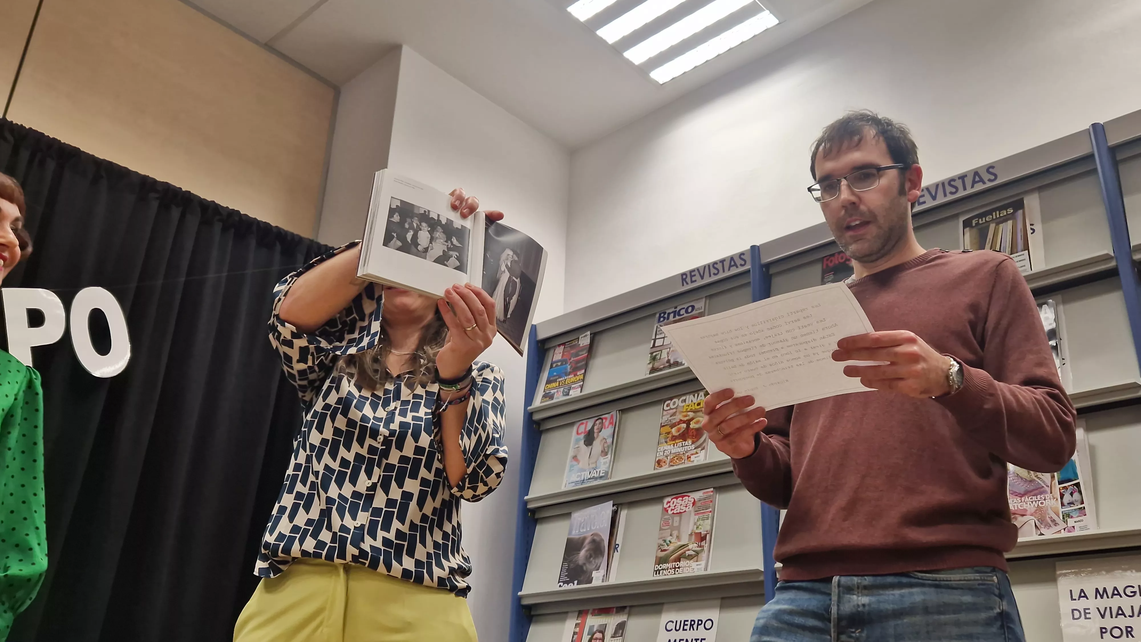 Homenaje a Divina Campo de las Bibliotecas Municipales de Huesca. Foto Myriam Martínez 