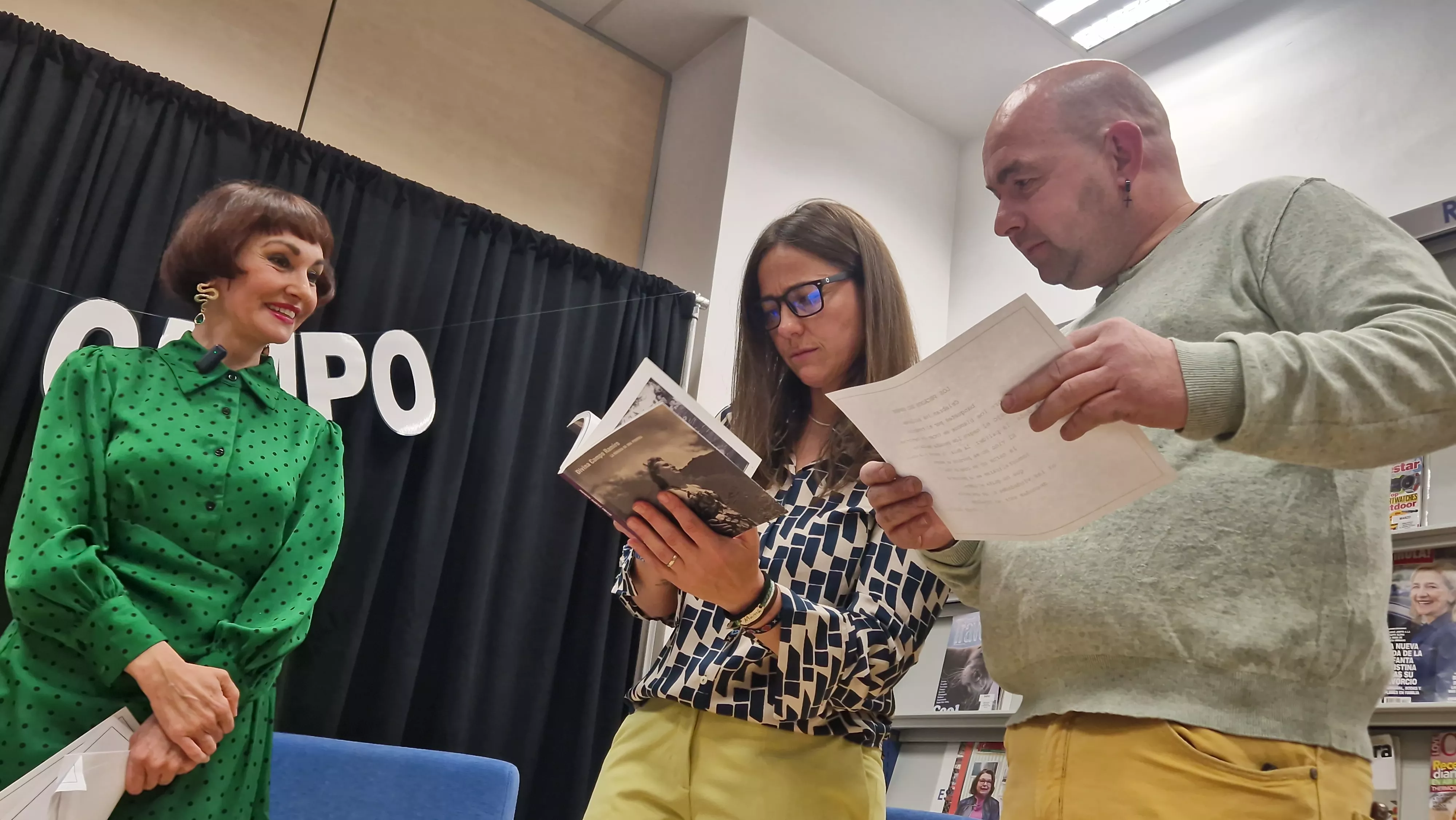 Homenaje a Divina Campo de las Bibliotecas Municipales de Huesca. Foto Myriam Martínez 