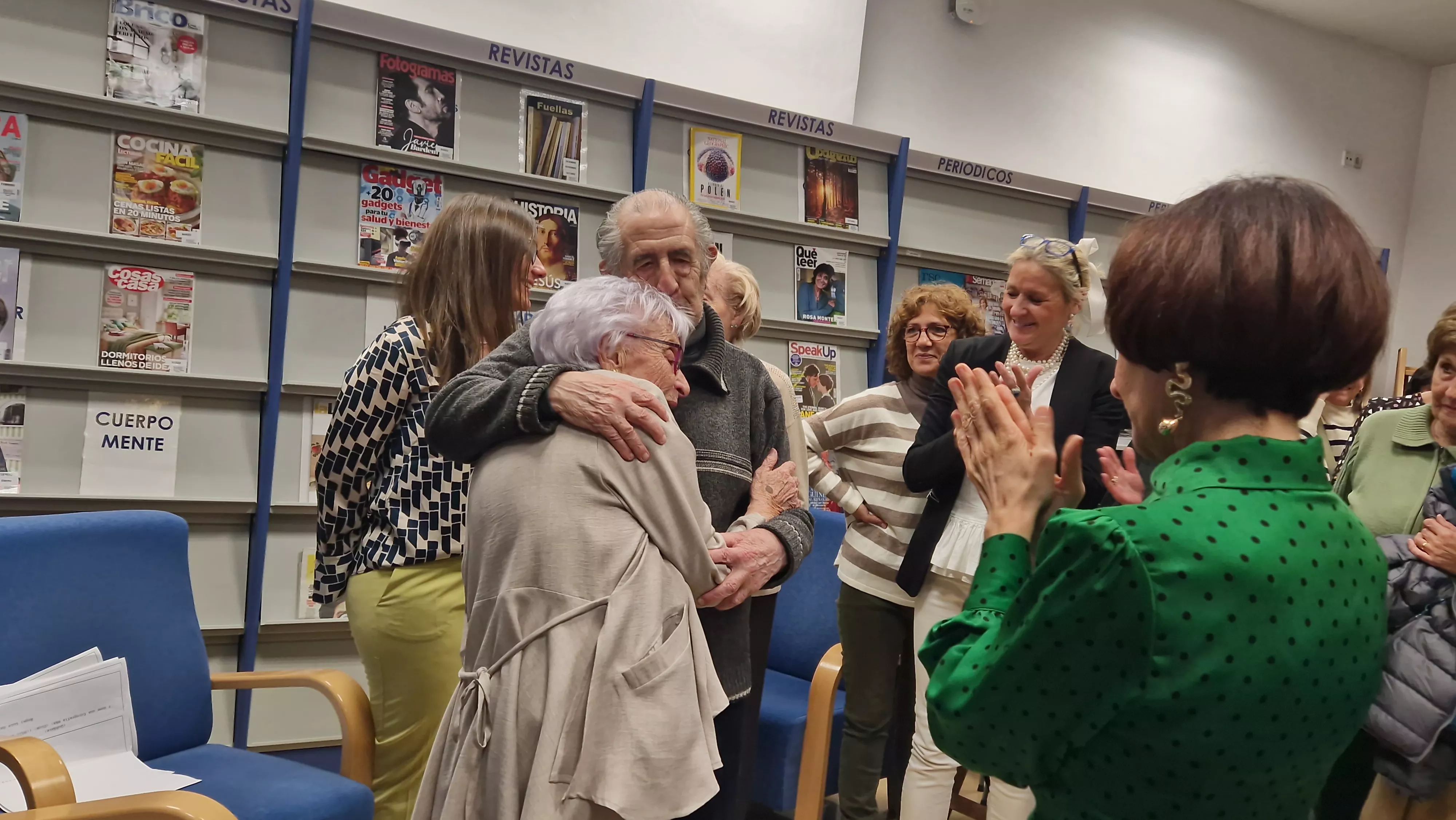 Homenaje a Divina Campo de las Bibliotecas Municipales de Huesca. Foto Myriam Martínez 