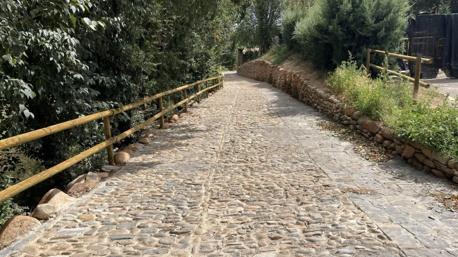 Pavimentación en el tercer programa experiencial, ya finalizado. Pavimentación en el tercer programa experiencial, ya finalizado.