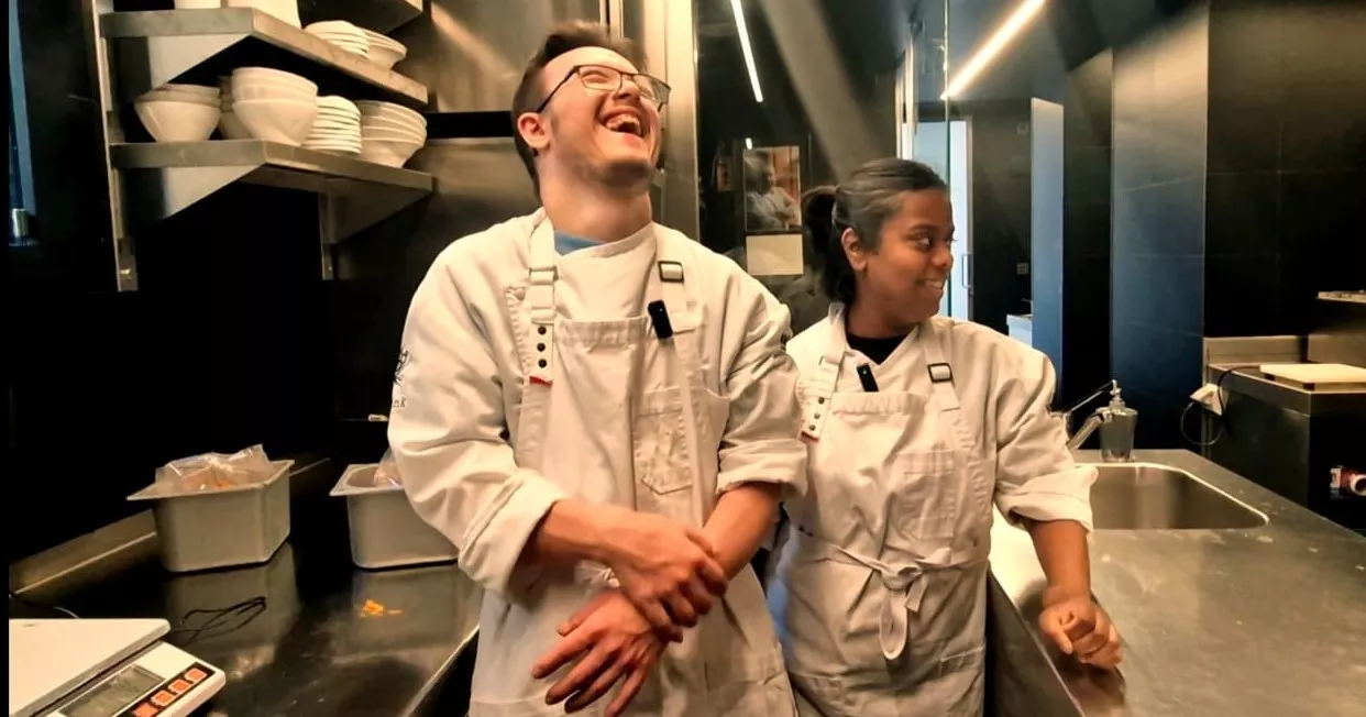 Juan Mallén y Shobha González. Foto Myriam Martínez