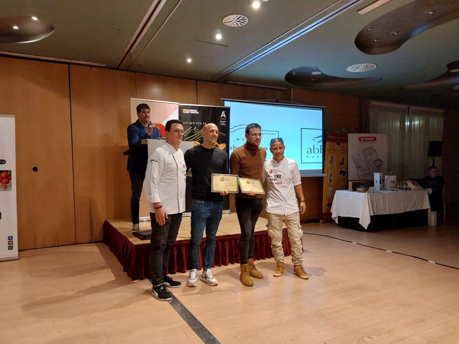 Entrega de premios de la Asociación de Cocineros de Aragón