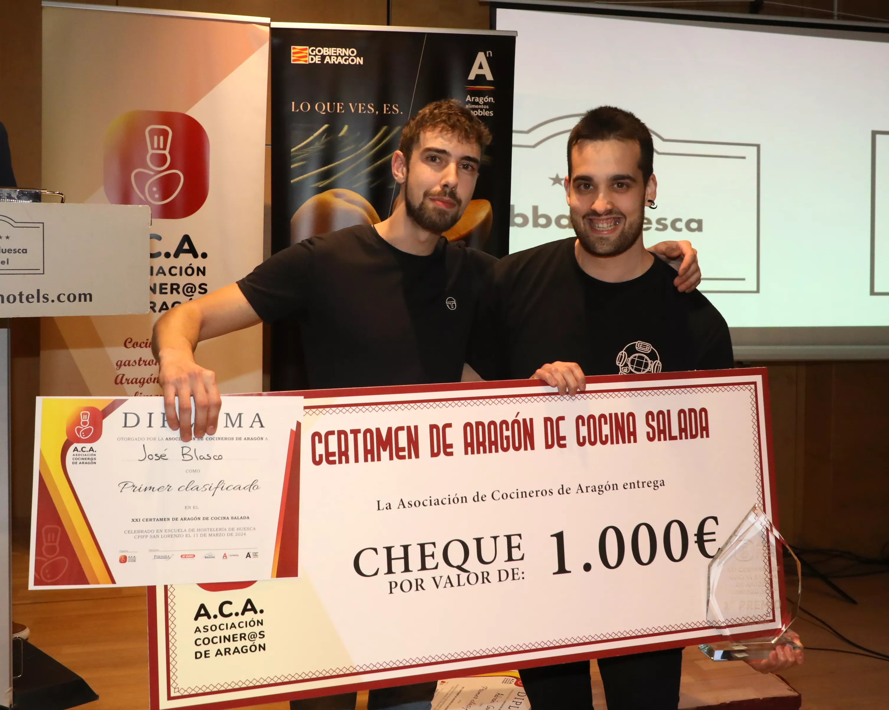 Primer clasificado del Certamen Lorenzo Acín. Foto Cristina Martínez (Almozara)