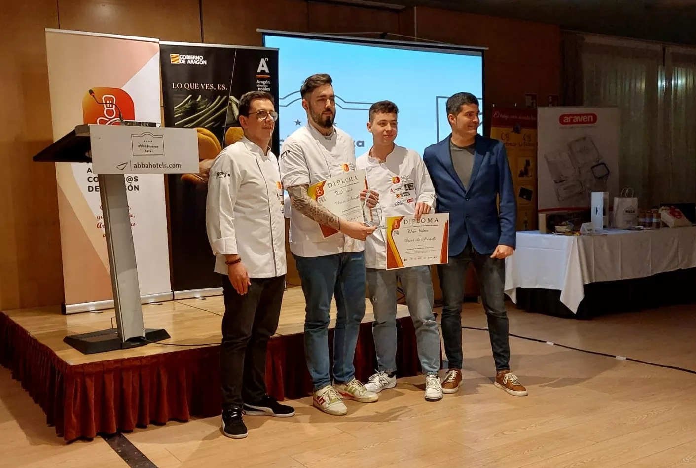 Entrega de premios de la Asociación de Cocineros de Aragón