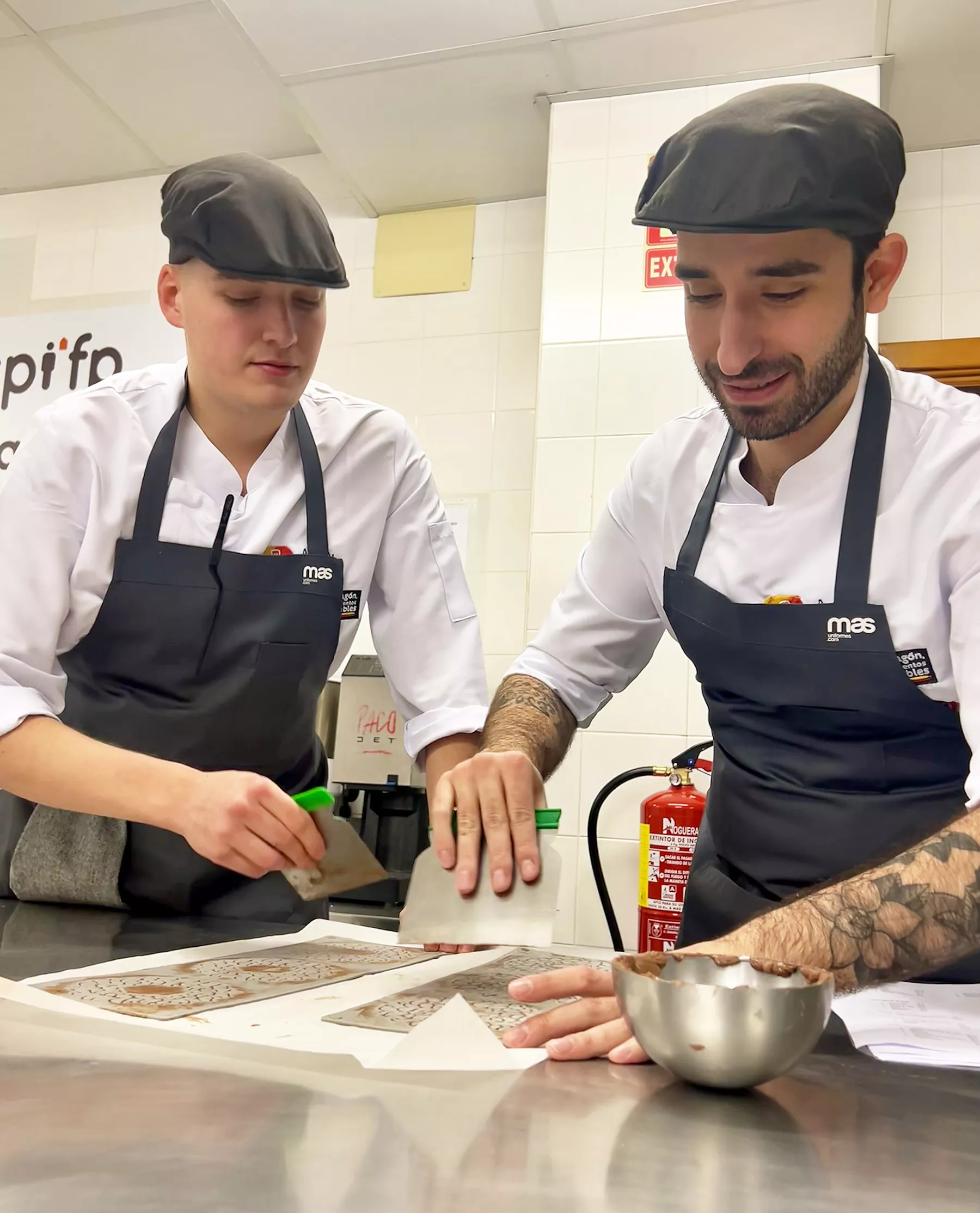 Aarón Melero y Enrique Chillarón, del Vidocq. Foto Cristina Martínez (Almozara)