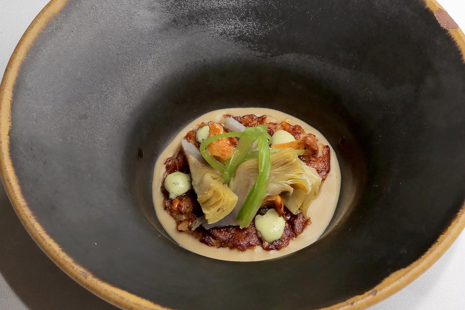 Plato de Adrián García y José Blasco. Foto Cristina Martínez (Almozara)