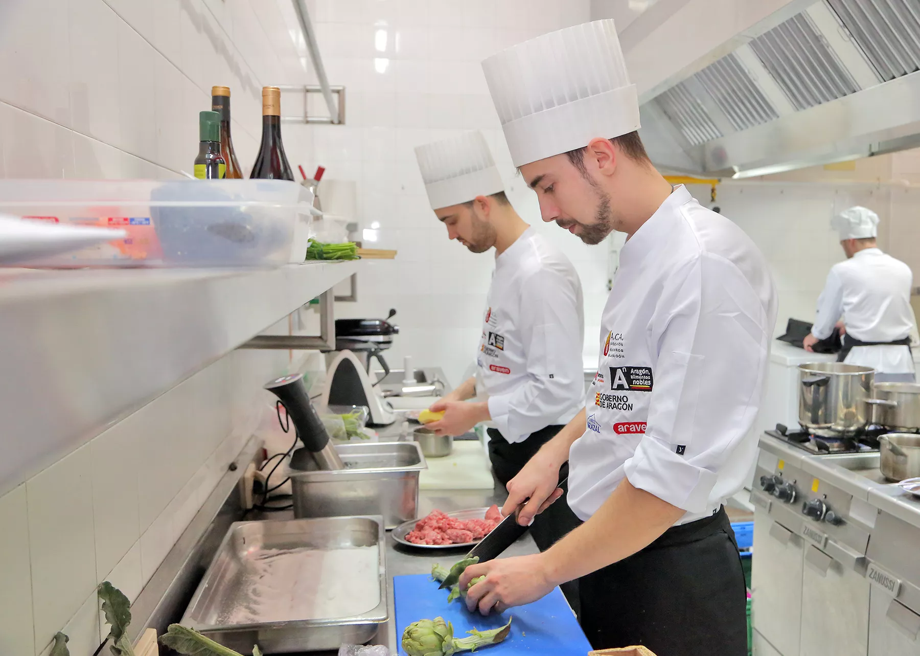 Adrián García y José Blasco. Foto Cristina Martínez (Almozara)